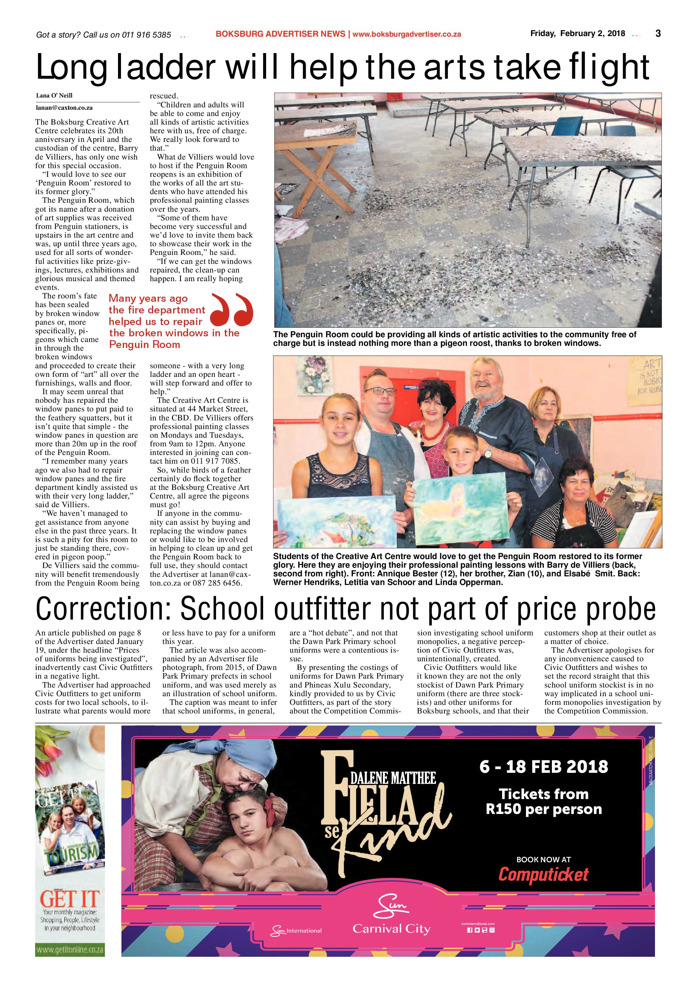 Boksburg Advertiser 30 January 2018 page 3