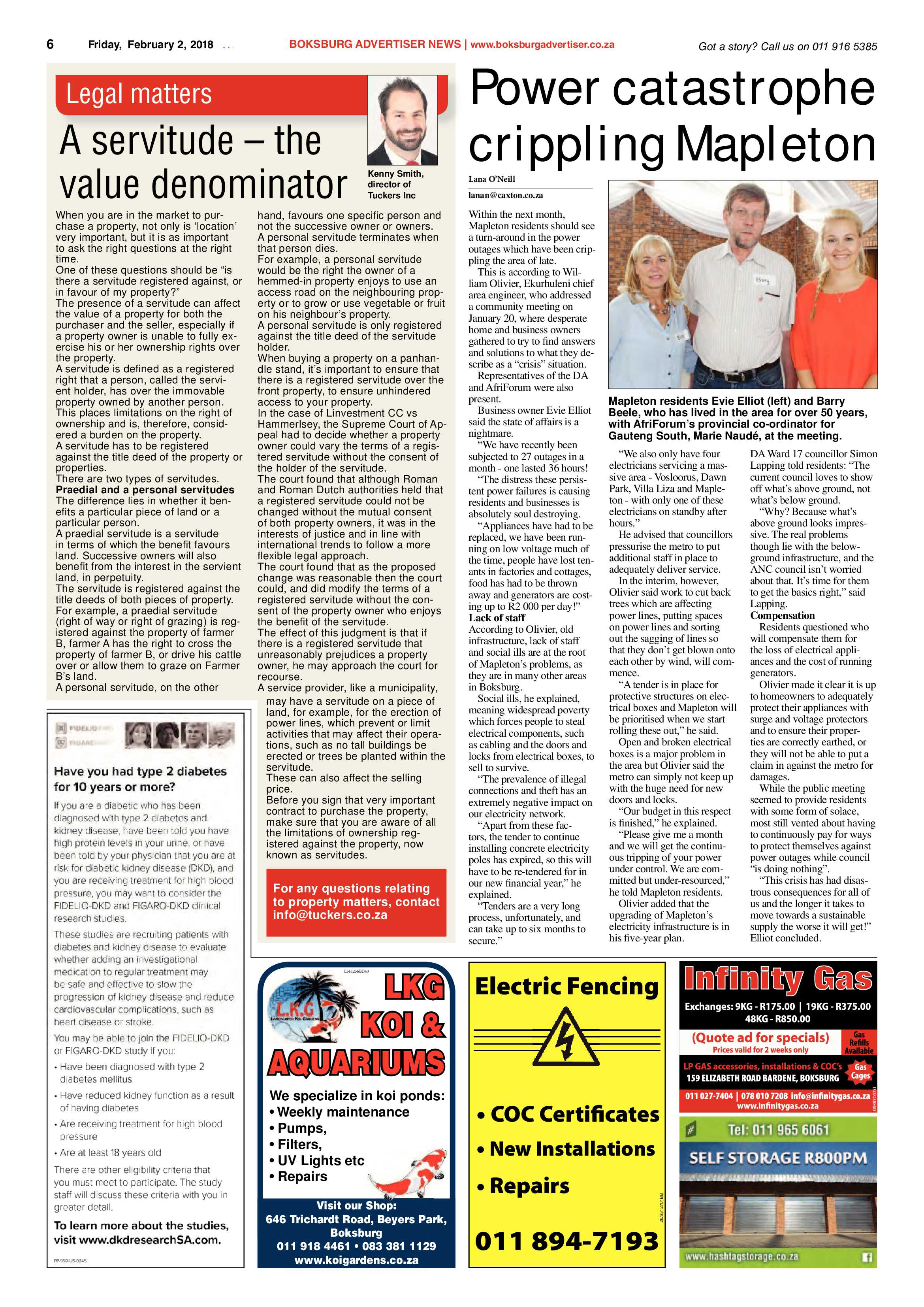 Boksburg Advertiser 30 January 2018 page 6