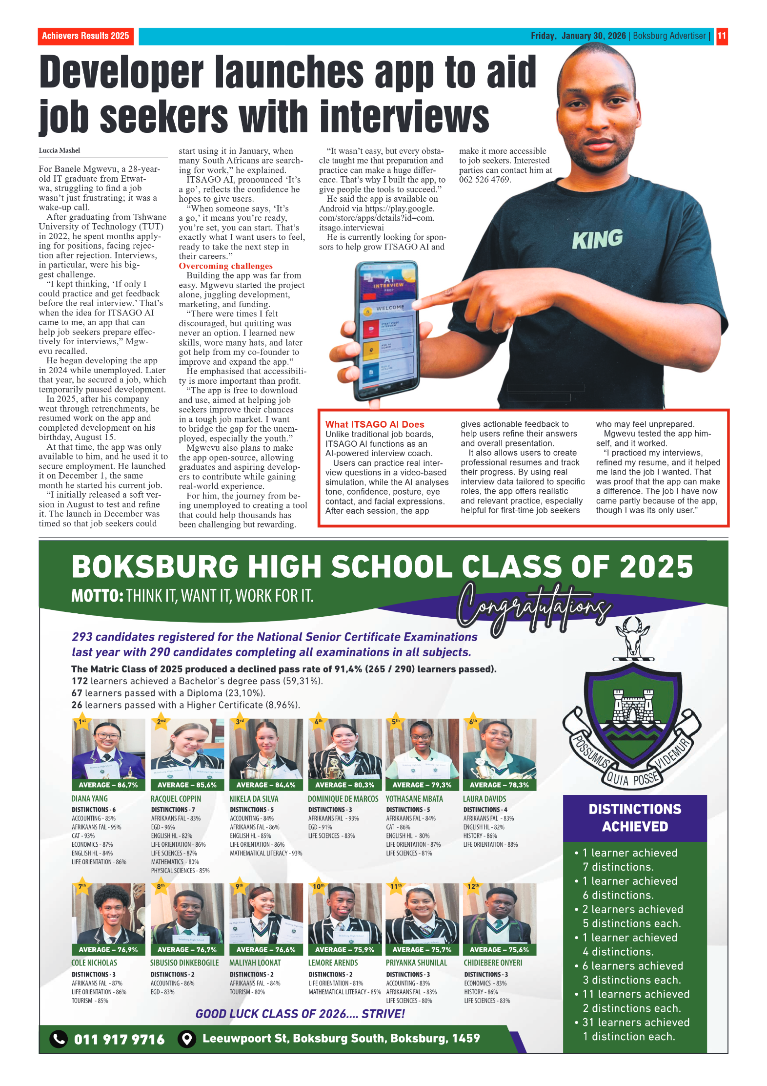 Boksburg Advertiser 30 January 2026 page 11