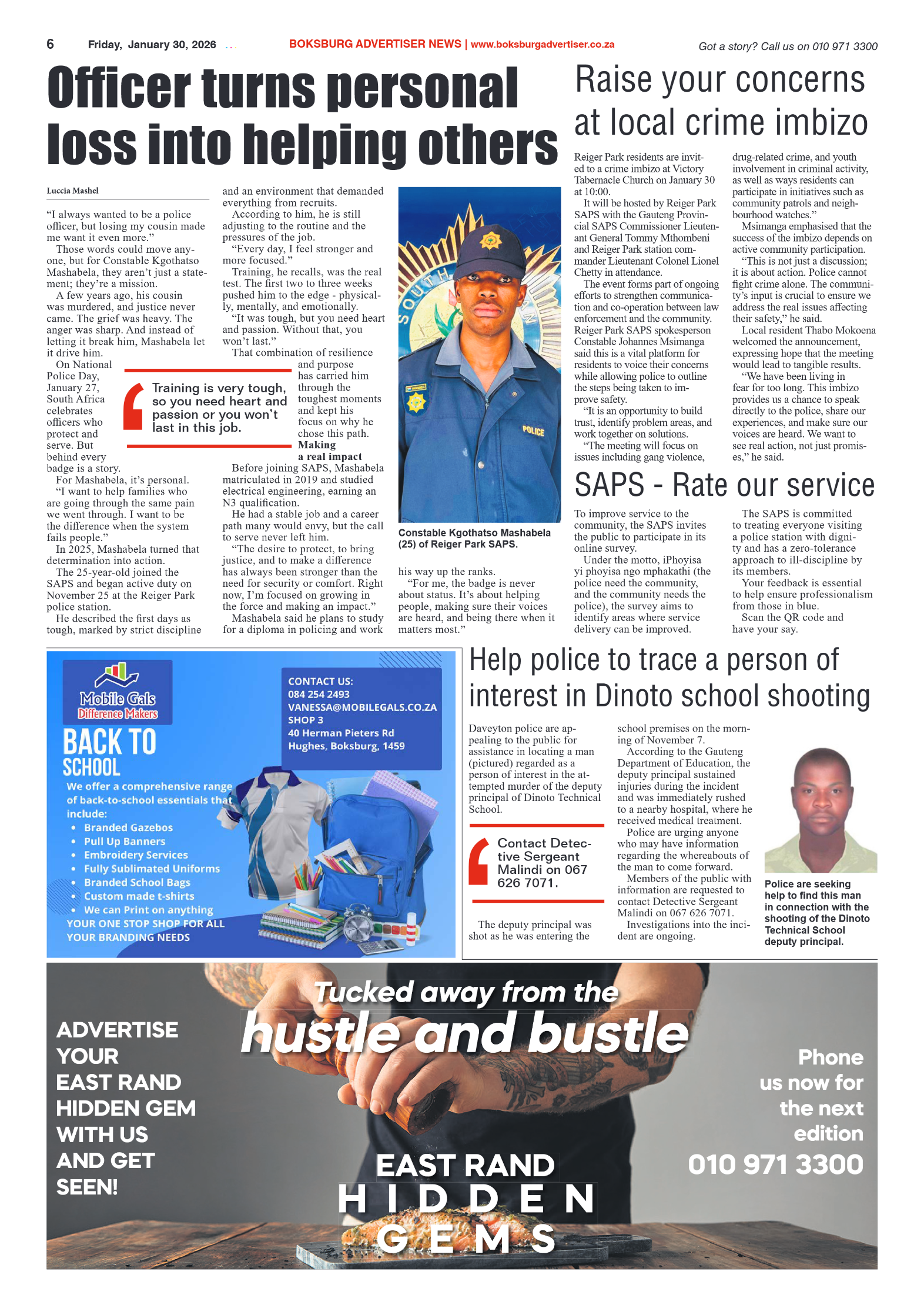 Boksburg Advertiser 30 January 2026 page 6