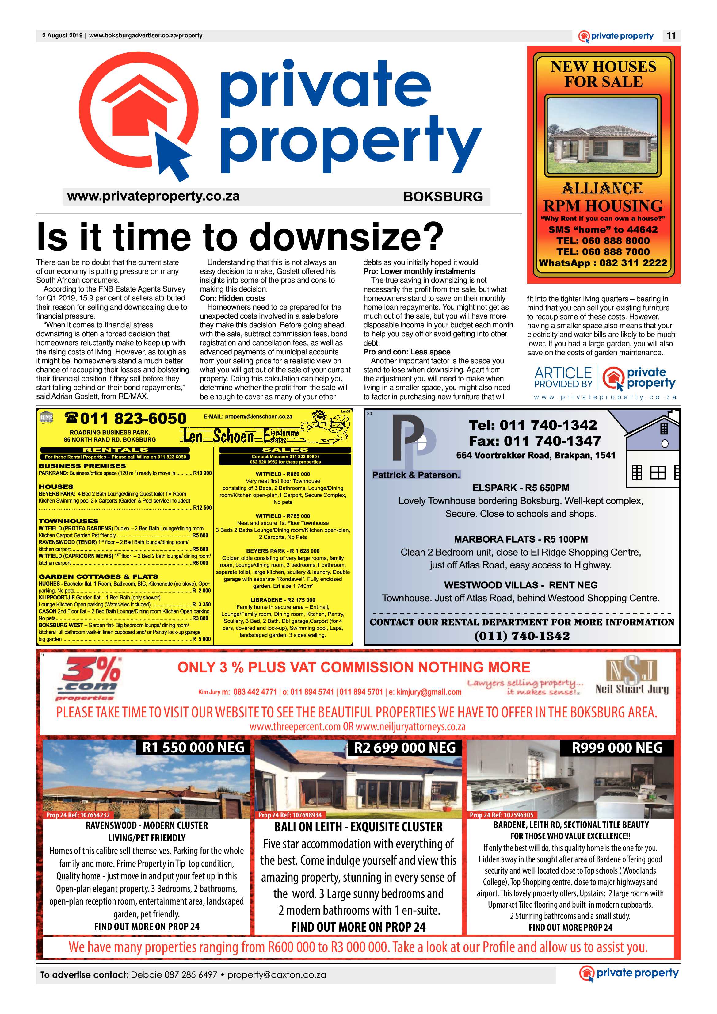 Boksburg Advertiser 30 July 2019 page 11