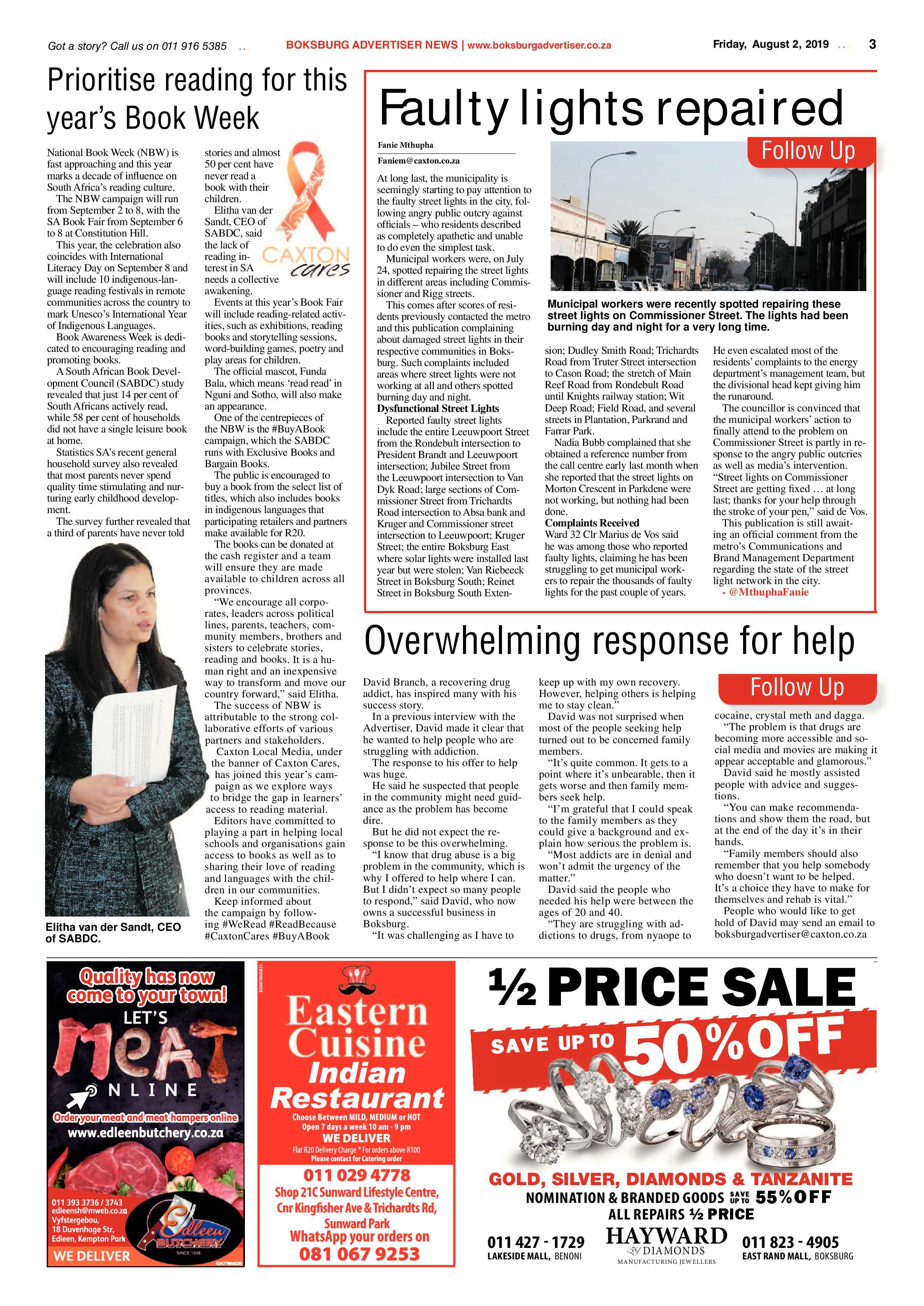 Boksburg Advertiser 30 July 2019 page 3
