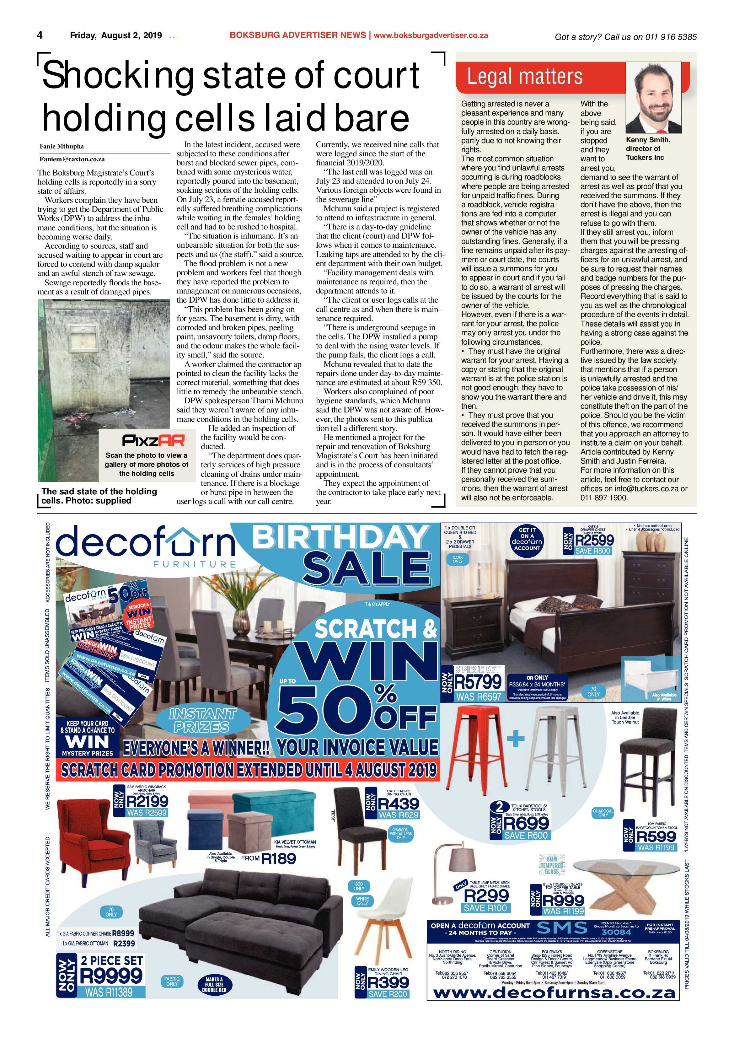 Boksburg Advertiser 30 July 2019 page 4