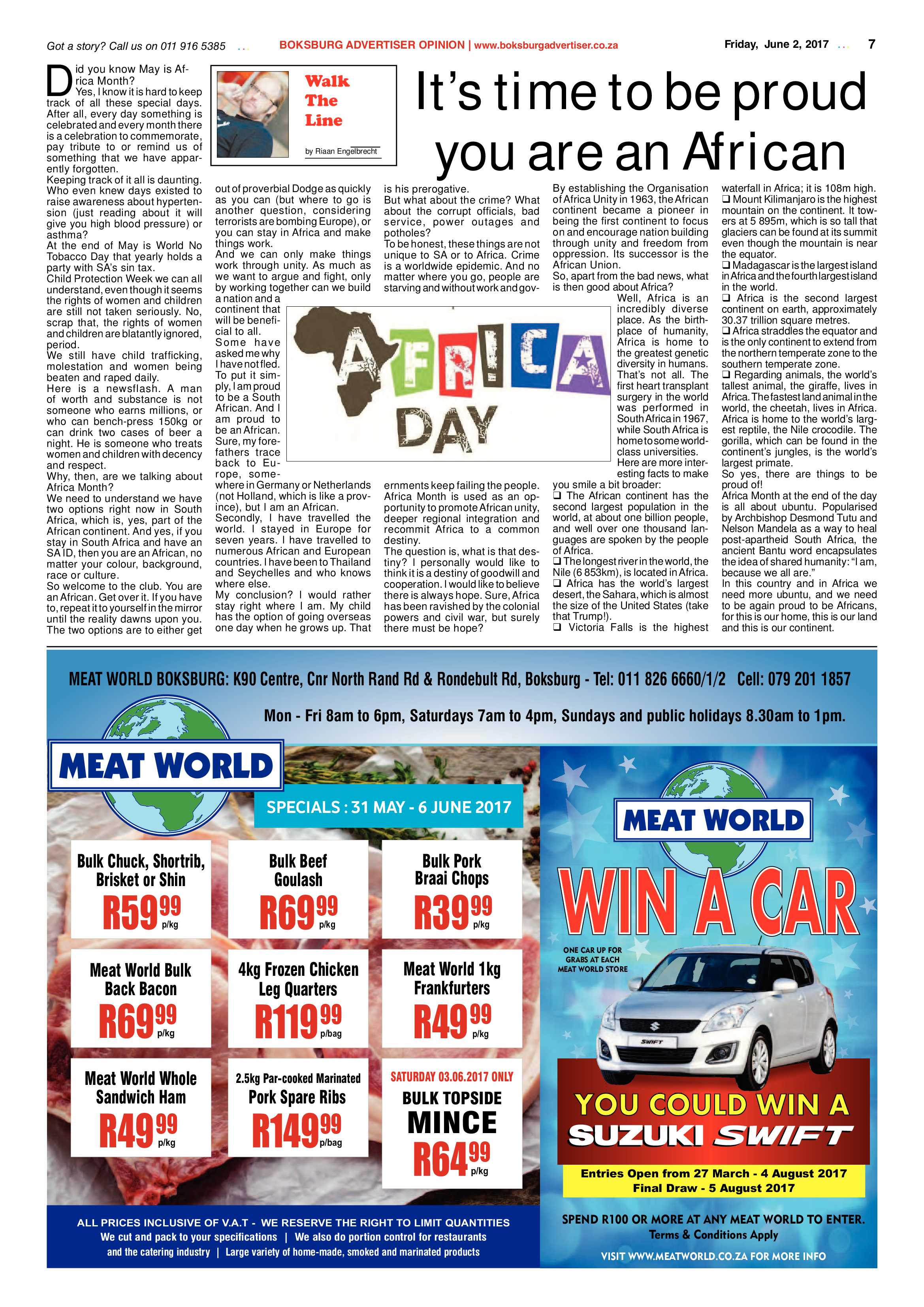 Boksburg Advertiser 30 May 2017 page 7