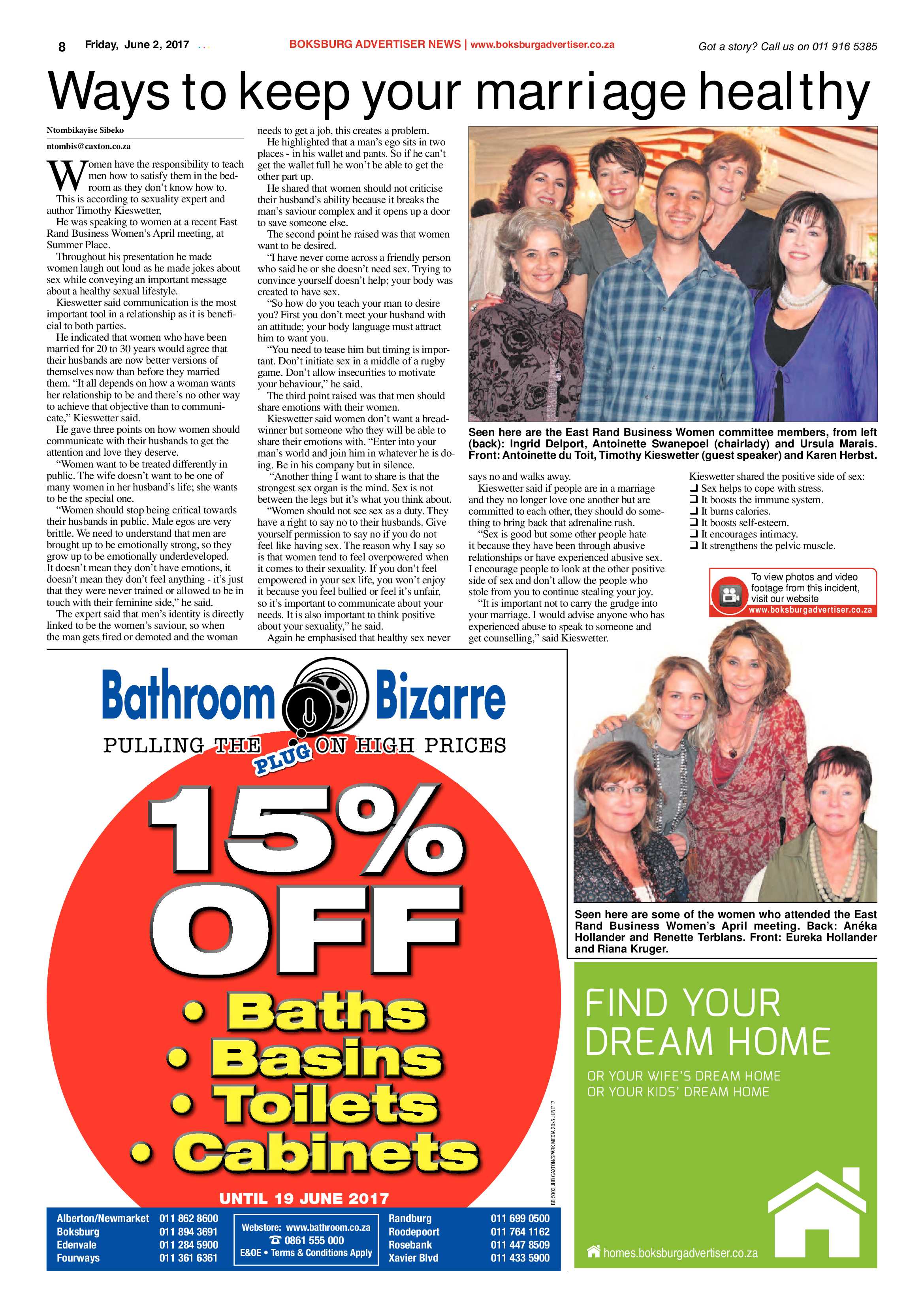 Boksburg Advertiser 30 May 2017 page 8