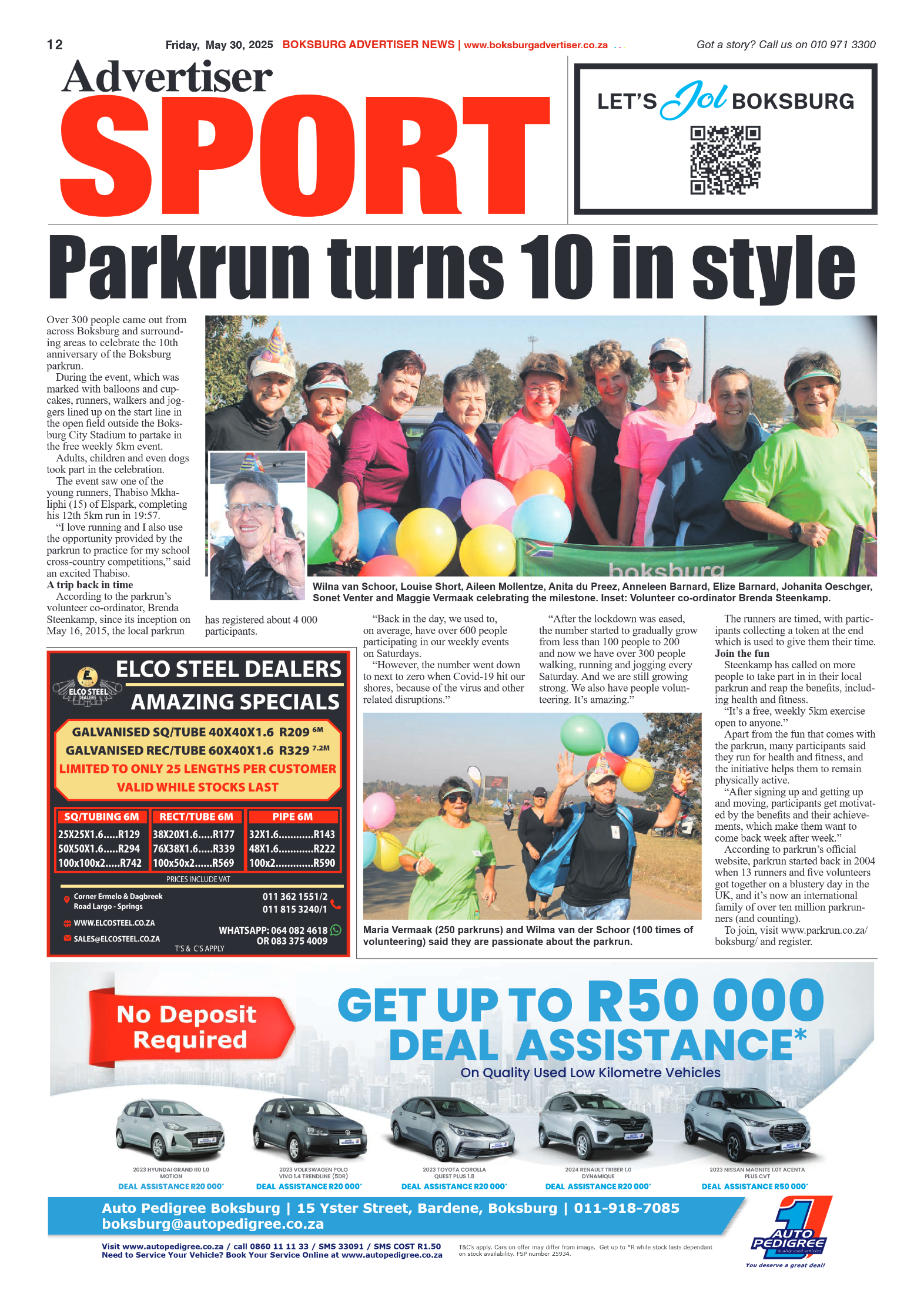 Boksburg Advertiser 30 May 2025 page 12