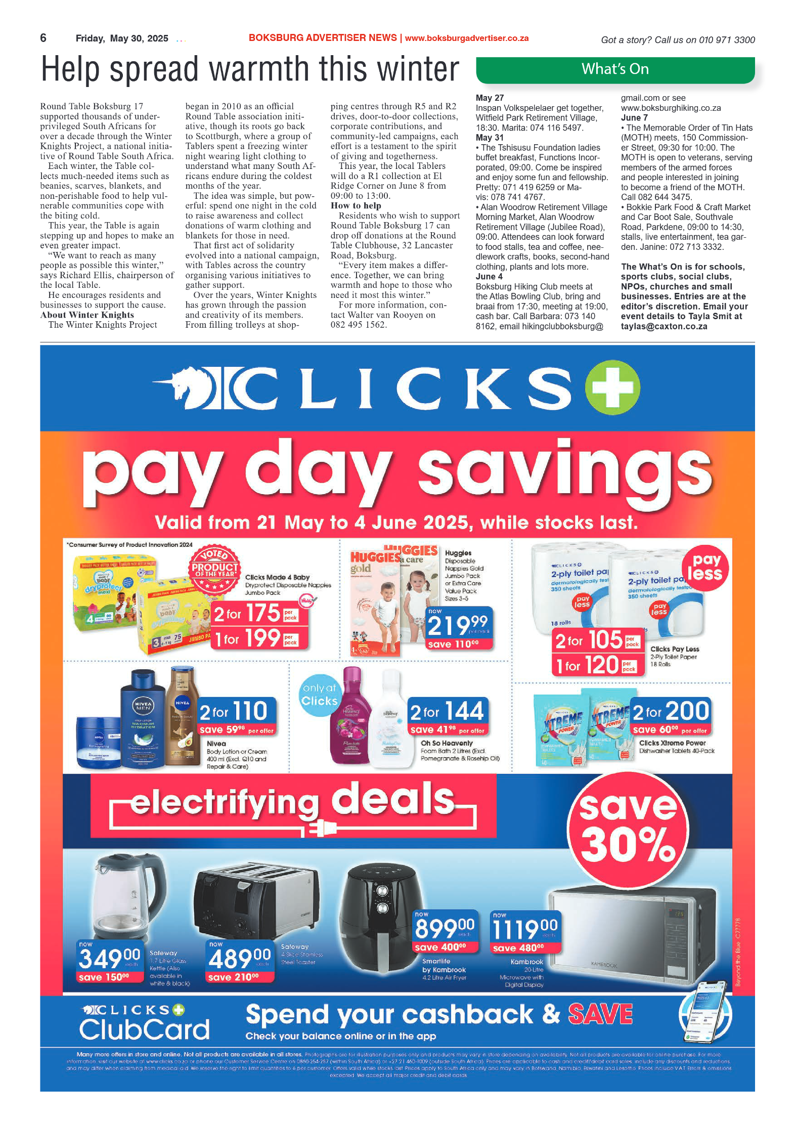 Boksburg Advertiser 30 May 2025 page 6