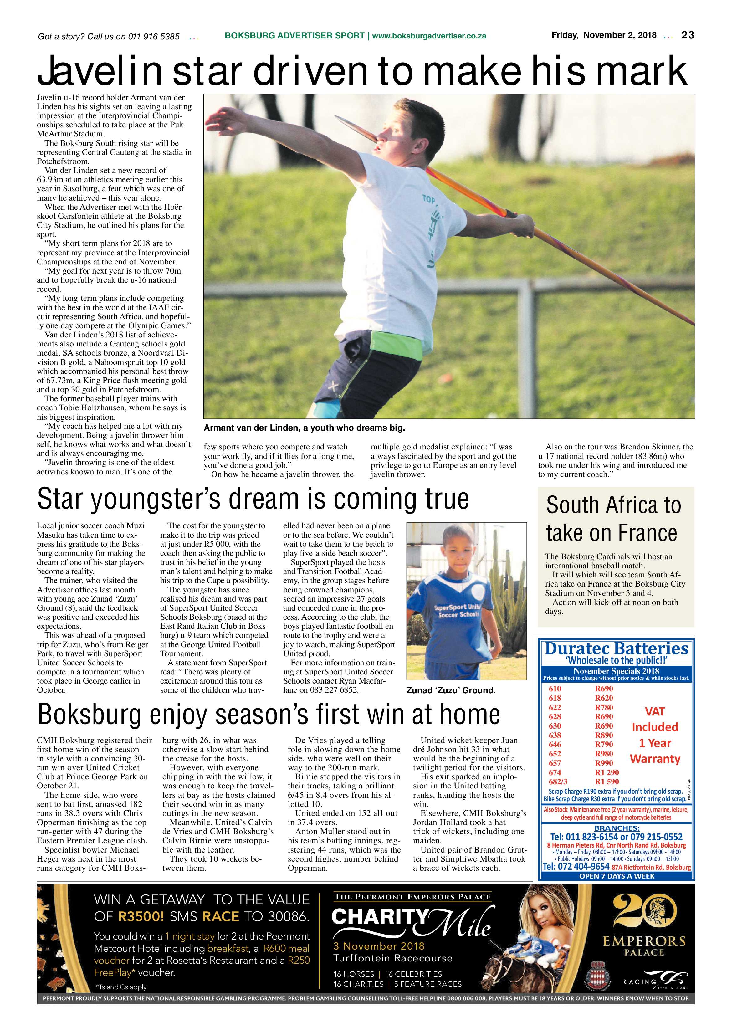Boksburg Advertiser 30 October 2018 page 23