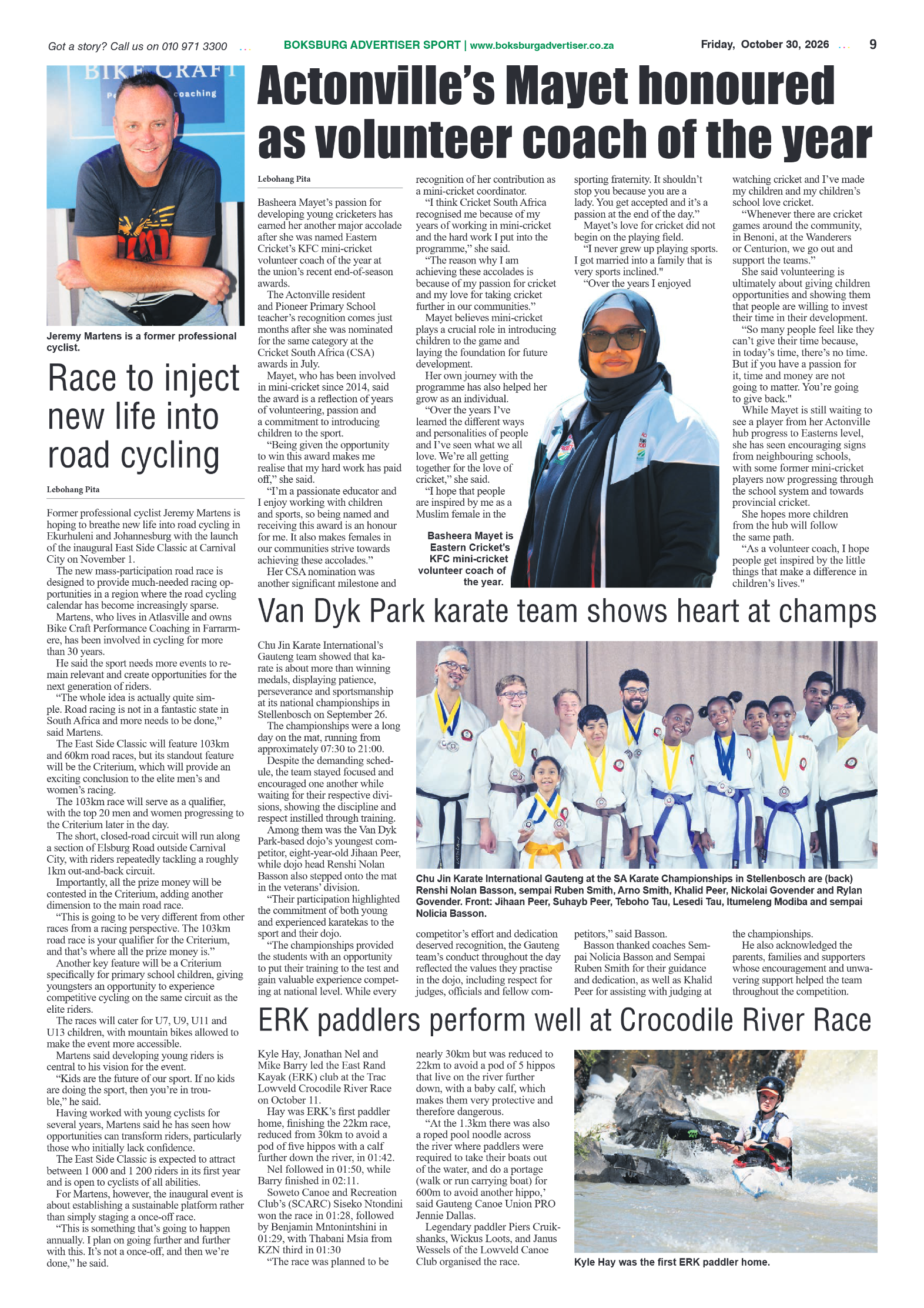 Boksburg Advertiser 30 October 2026 page 11