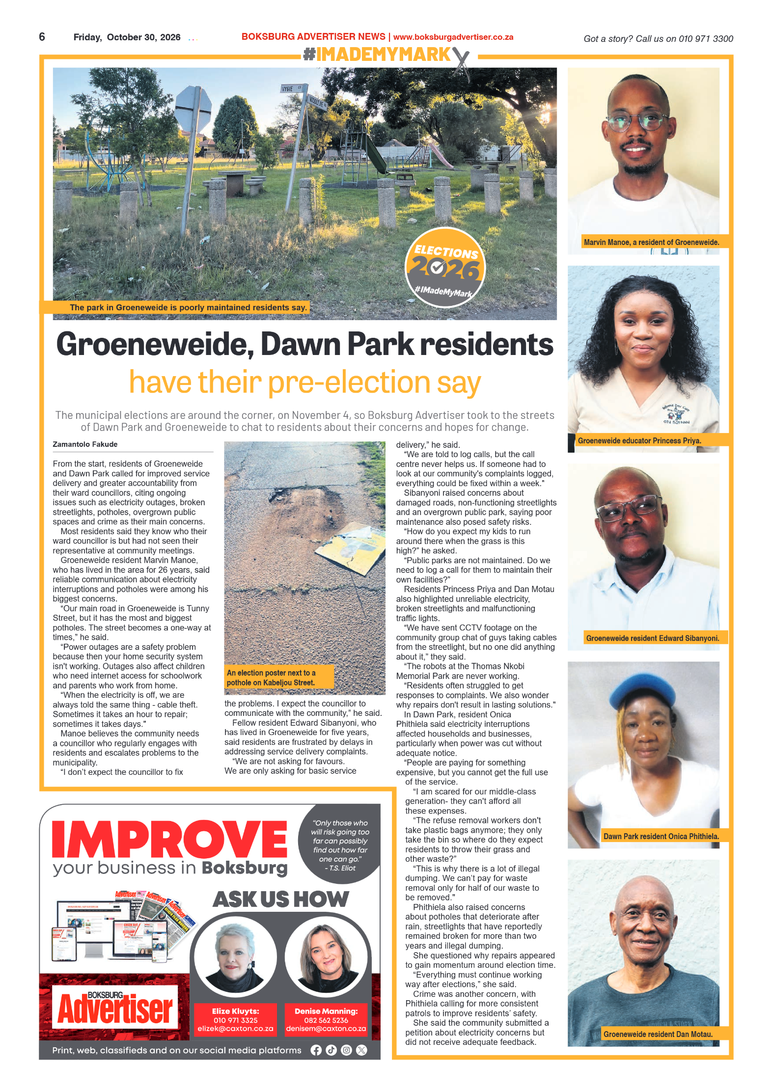 Boksburg Advertiser 30 October 2026 page 8