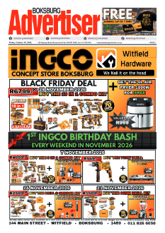 Boksburg Advertiser 30 October 2026