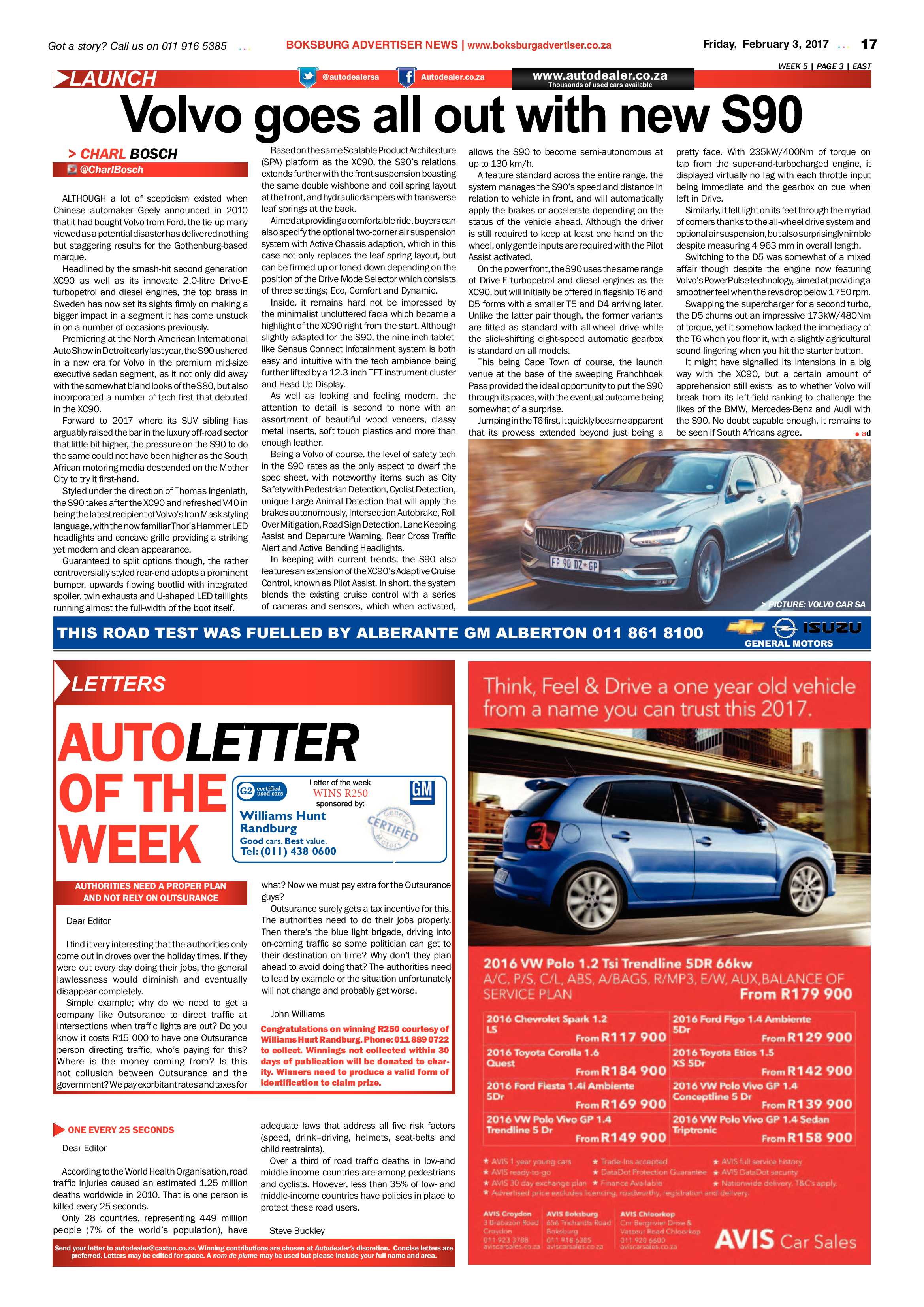Boksburg Advertiser 31 January 2017 page 17