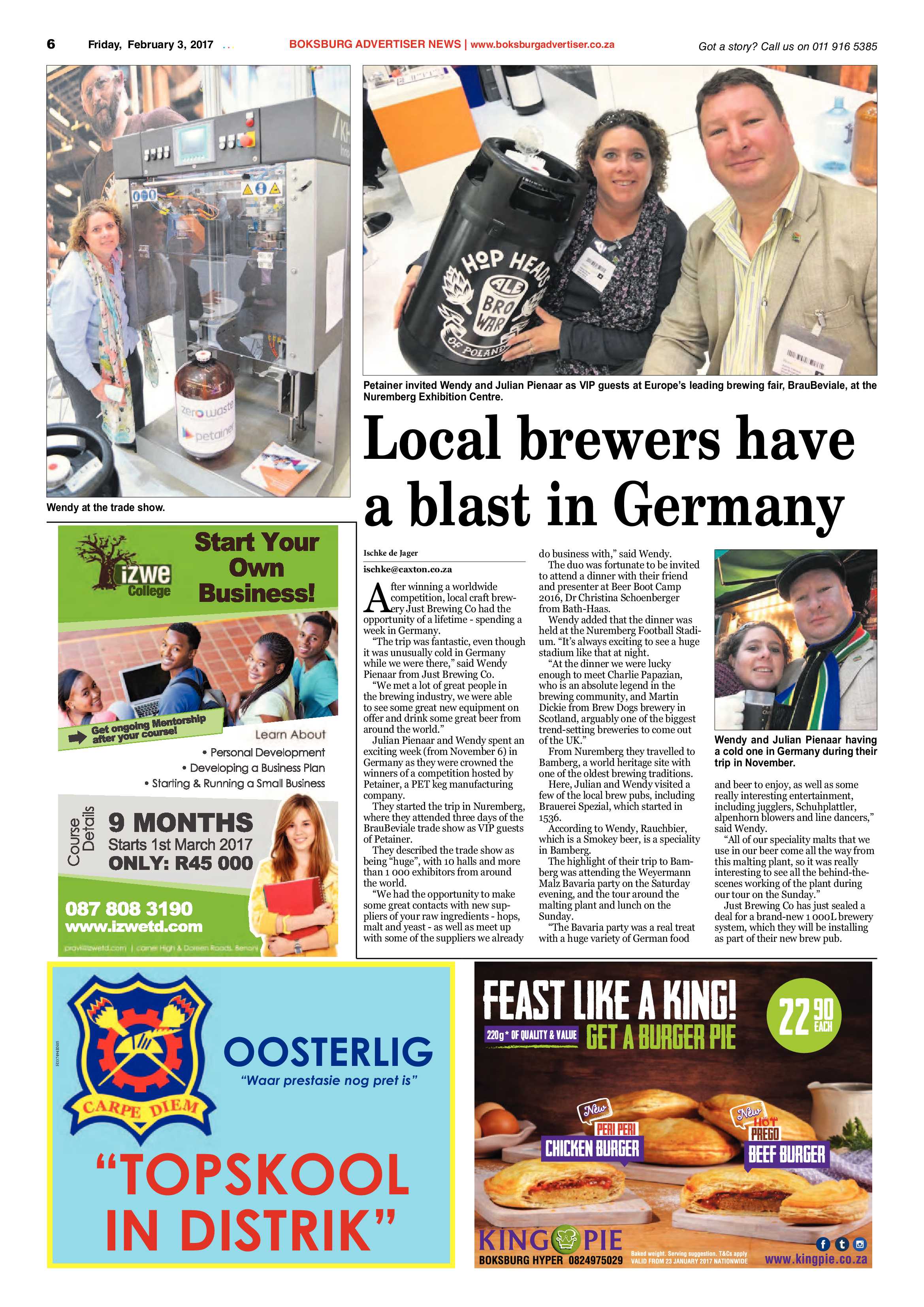 Boksburg Advertiser 31 January 2017 page 6