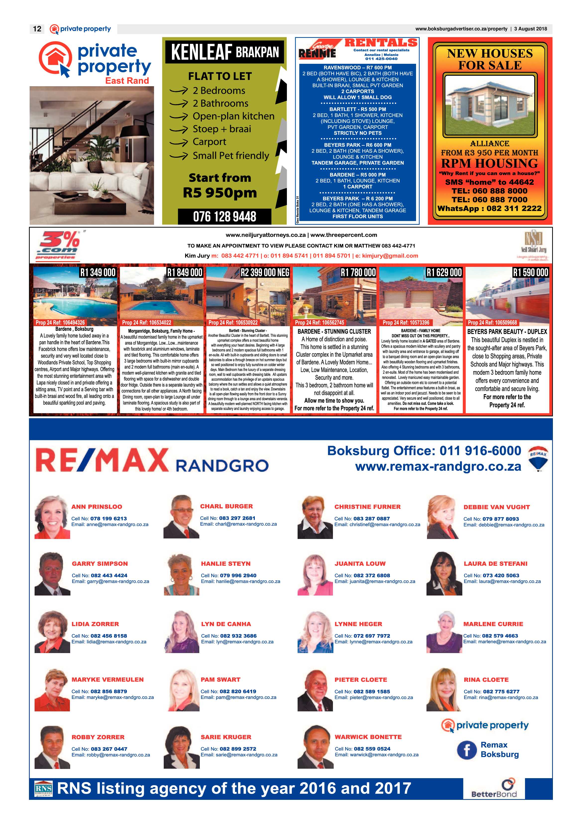 Boksburg Advertiser 31 July 2018 page 12