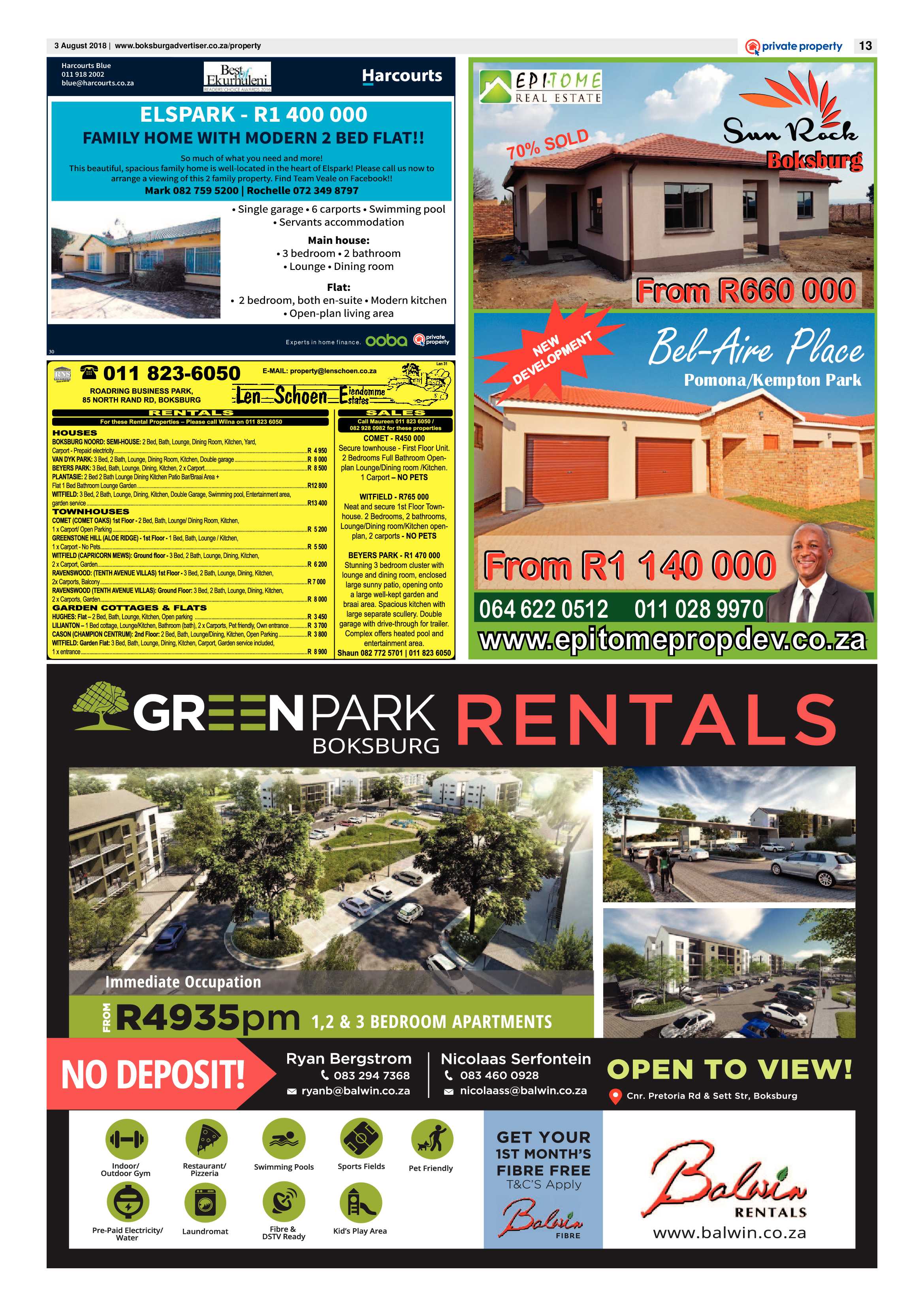 Boksburg Advertiser 31 July 2018 page 13
