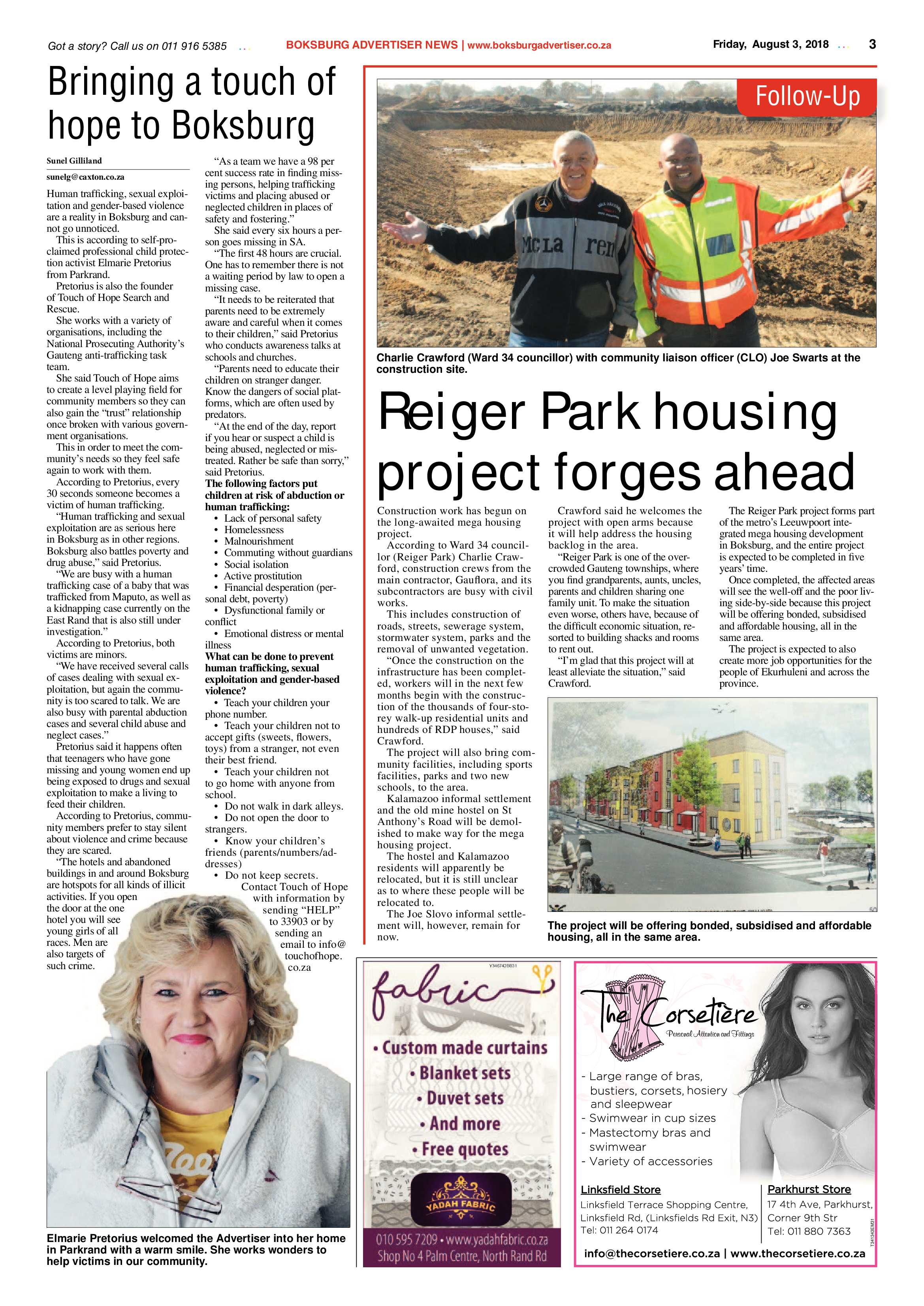 Boksburg Advertiser 31 July 2018 page 3