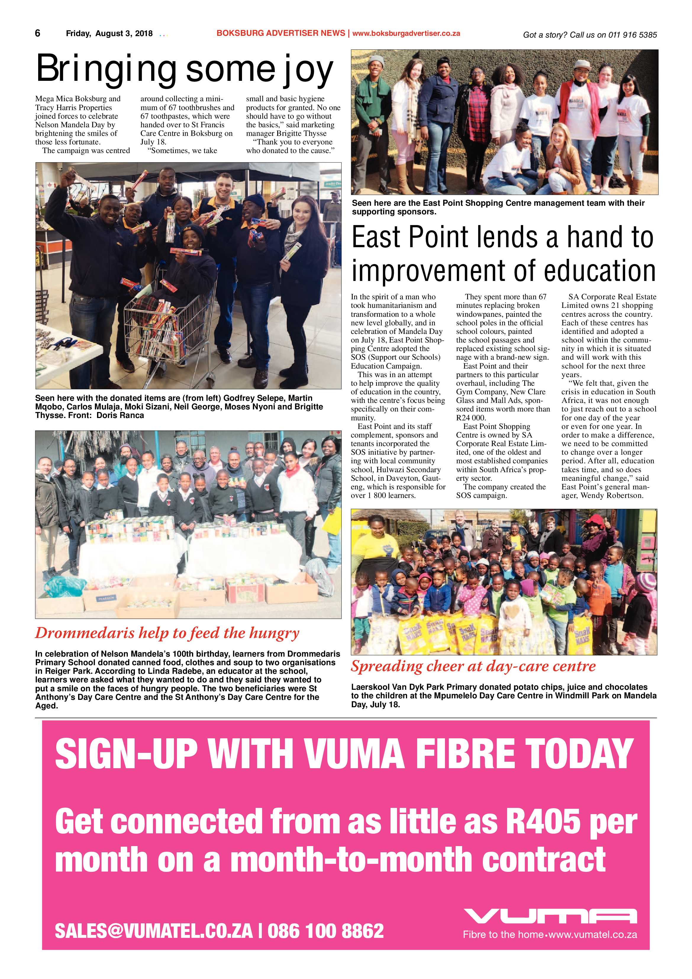 Boksburg Advertiser 31 July 2018 page 6