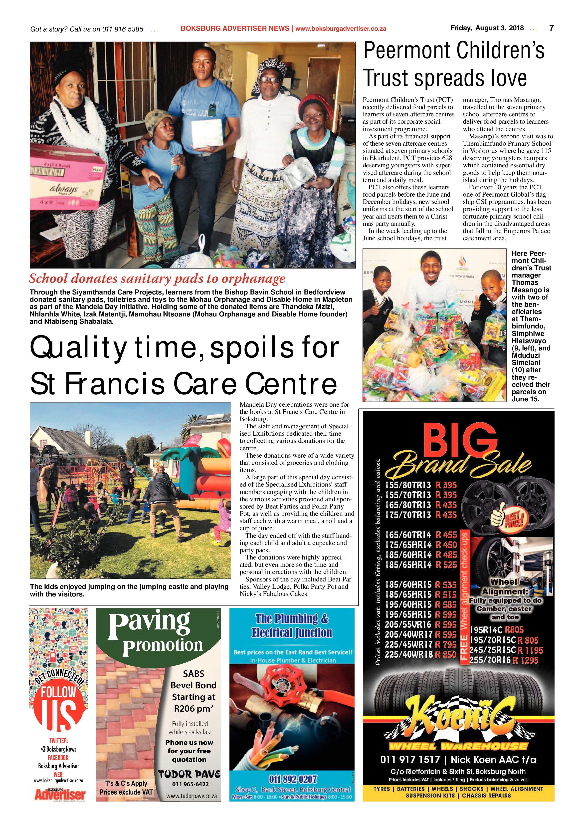 Boksburg Advertiser 31 July 2018 page 7
