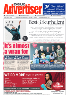 Boksburg Advertiser 31 July 2026