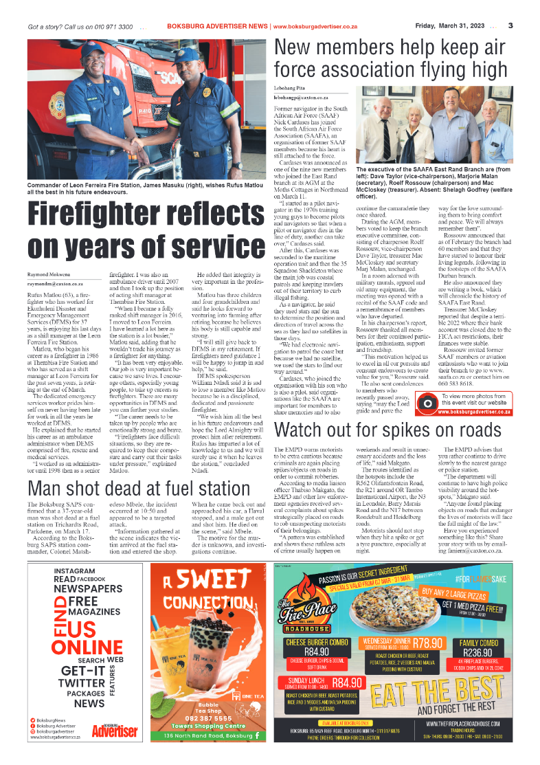 Boksburg Advertiser 31 March 2023 page 3