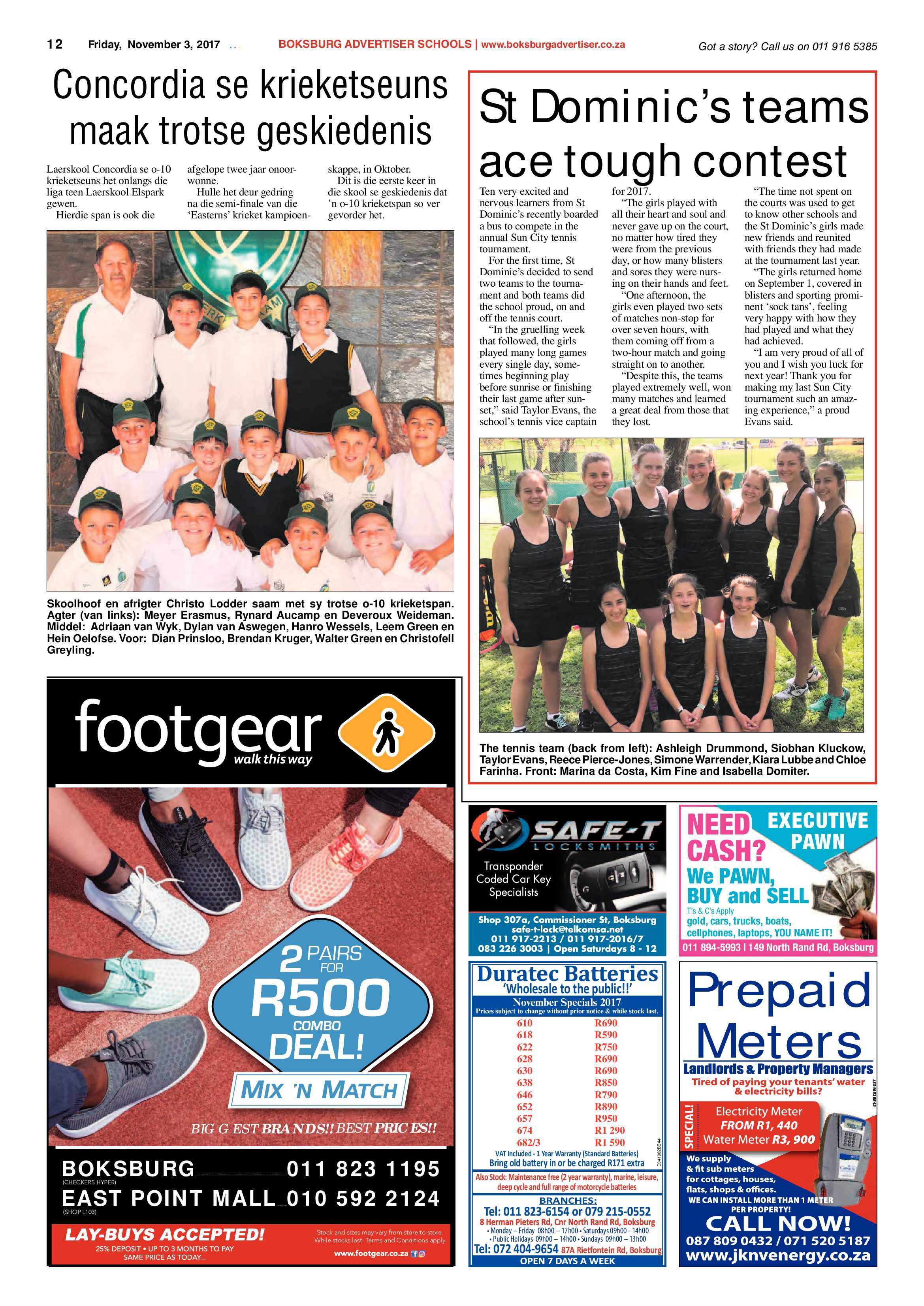 Boksburg Advertiser 31 October 2017 page 12
