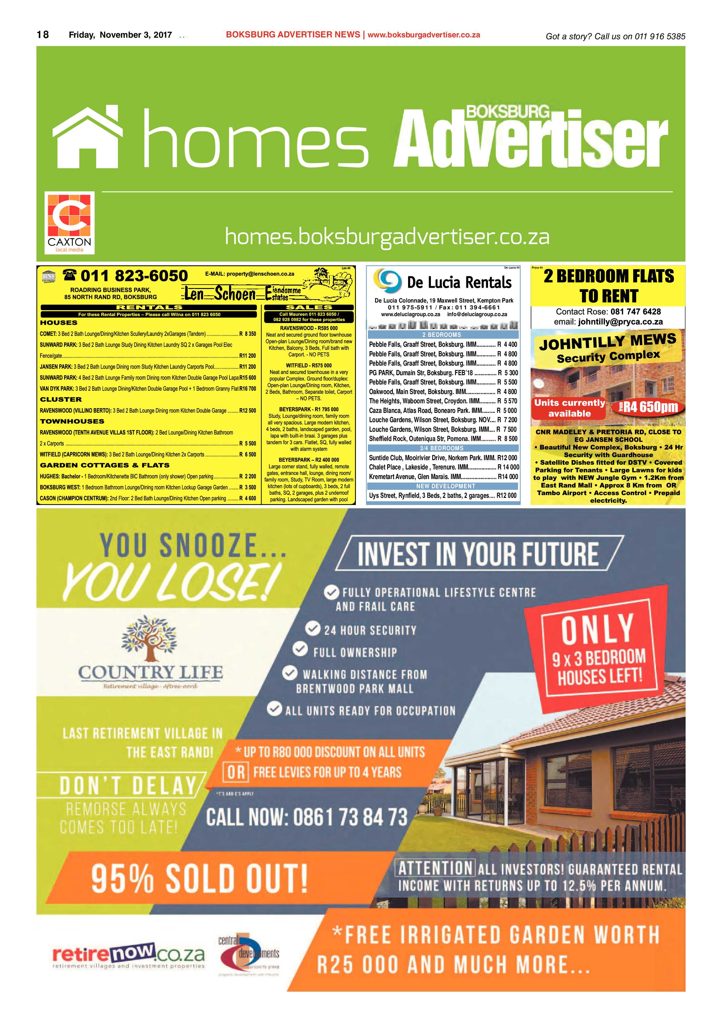 Boksburg Advertiser 31 October 2017 page 18