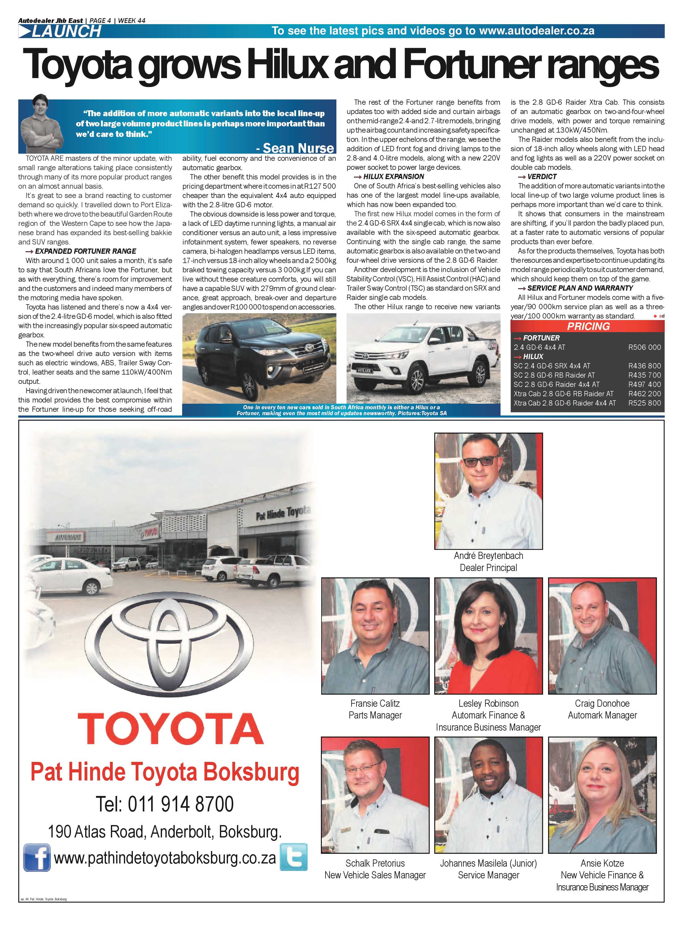 Boksburg Advertiser 31 October 2017 page 28