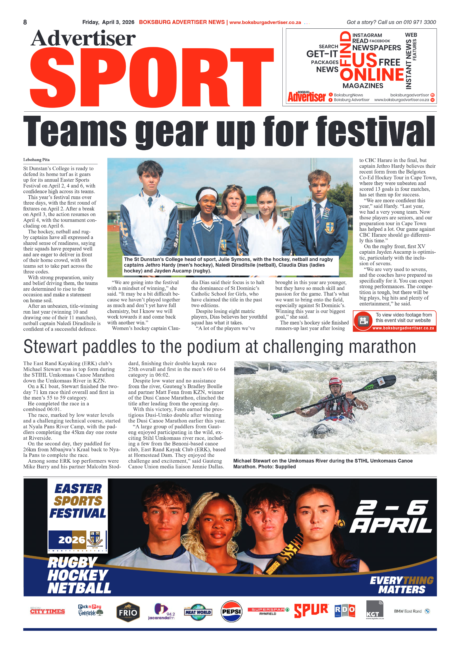 Boksburg Advertiser 3 April 2026 page 8