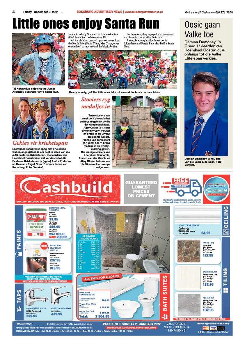 Boksburg Advertiser 3 December 2021 page 4
