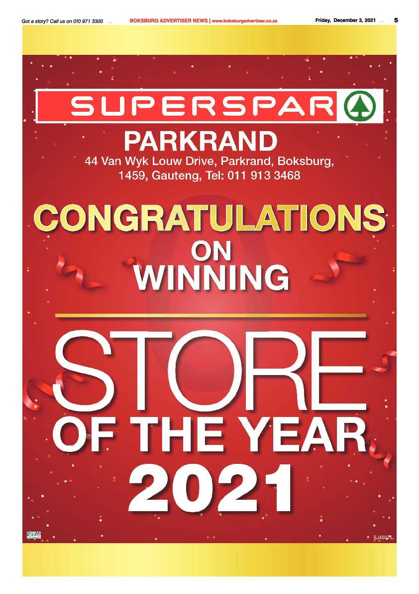 Boksburg Advertiser 3 December 2021 page 5