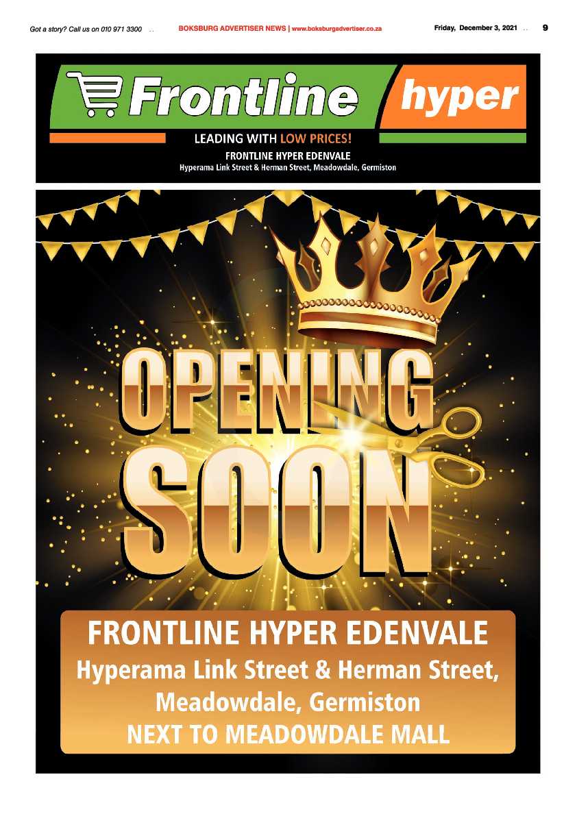 Boksburg Advertiser 3 December 2021 page 9