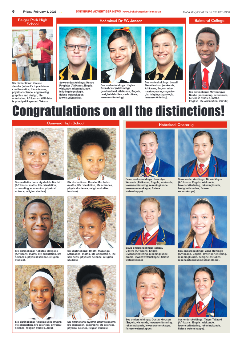 Boksburg Advertiser 3 February 2023 page 6