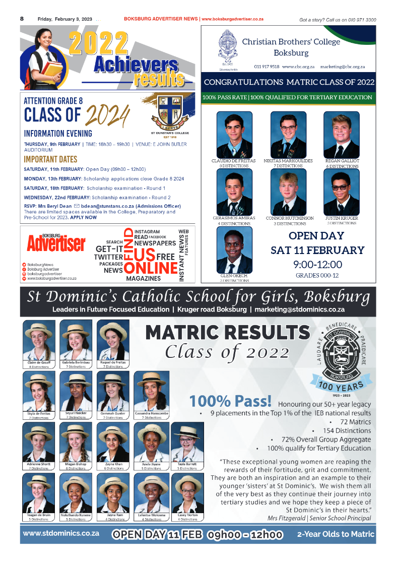 Boksburg Advertiser 3 February 2023 page 8