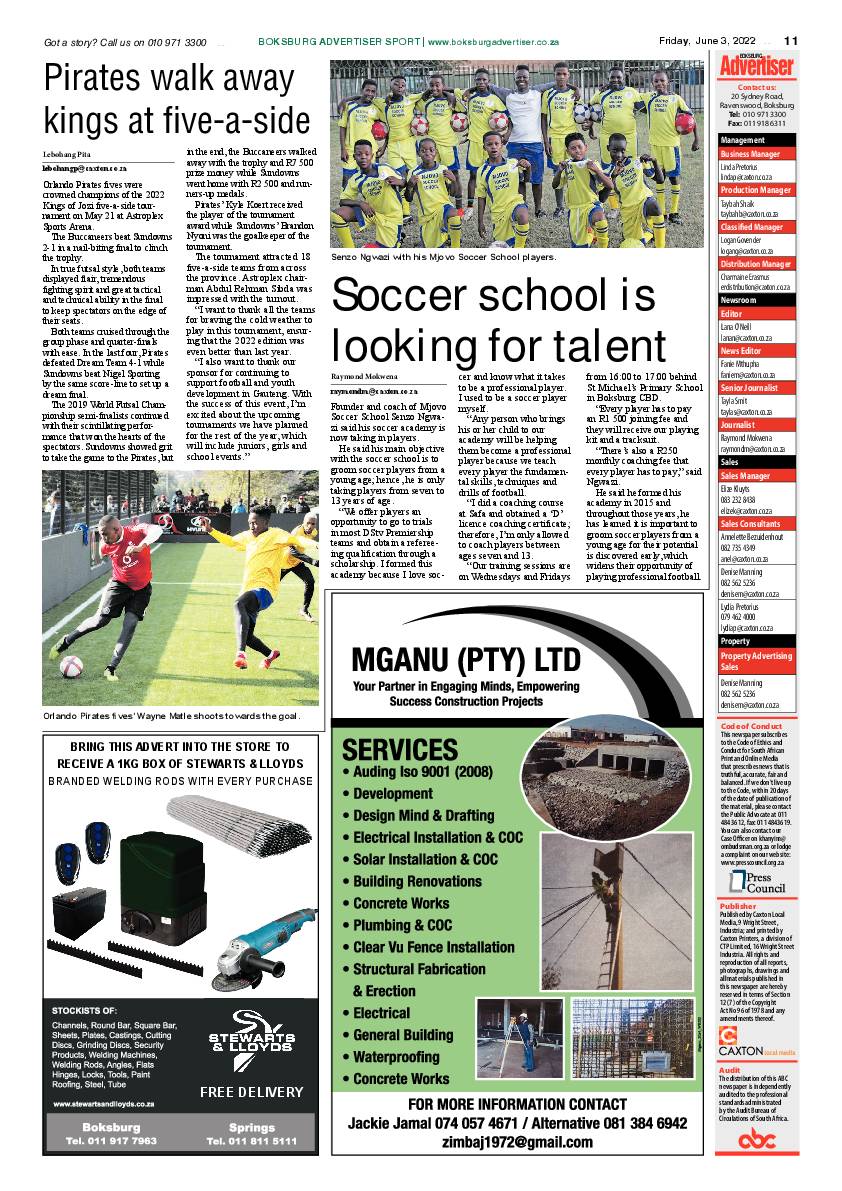 Boksburg Advertiser 3 June 2022 page 11