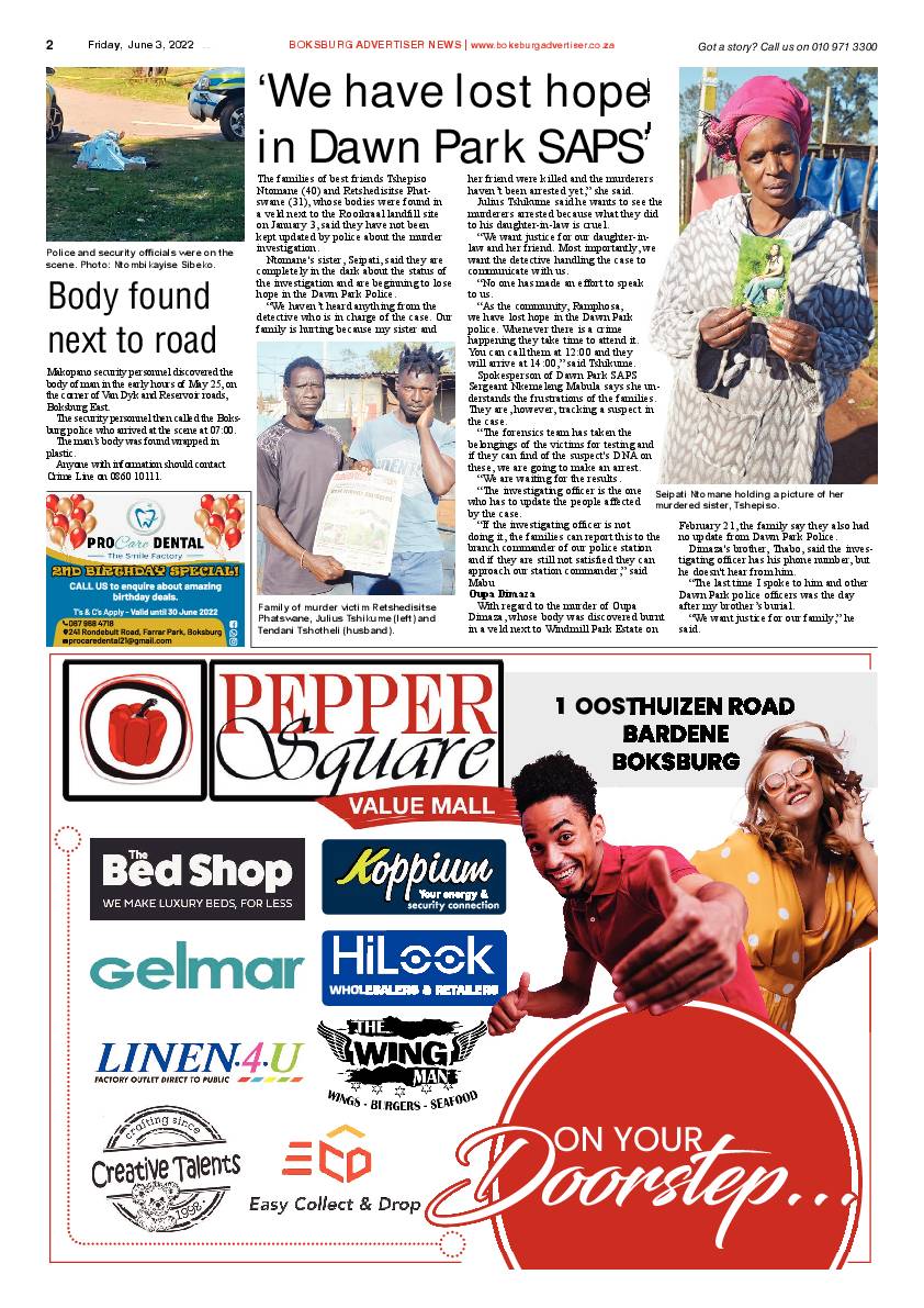 Boksburg Advertiser 3 June 2022 page 2