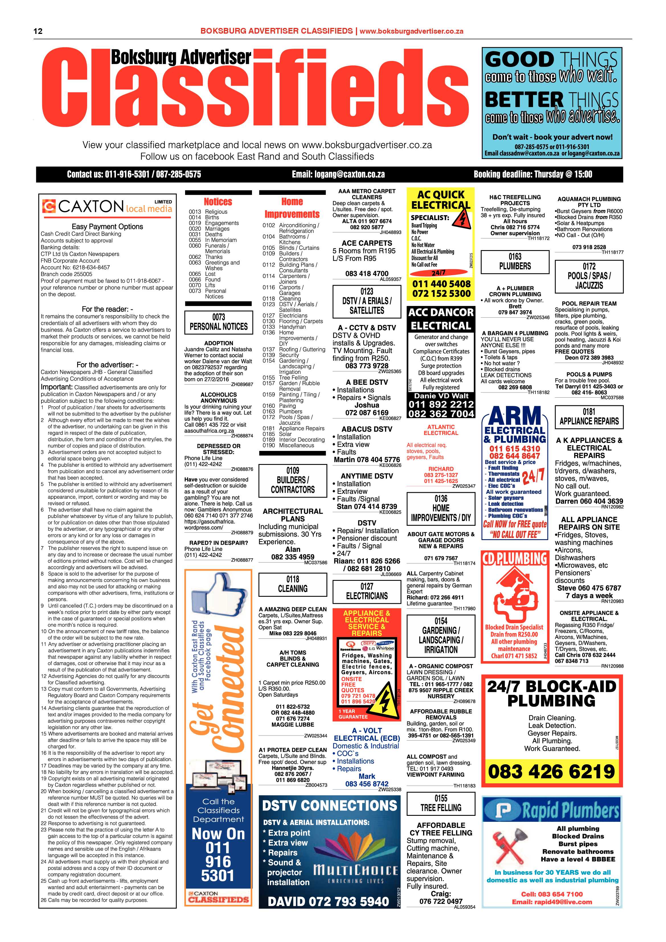 Boksburg Advertiser 3 March 2020 page 12