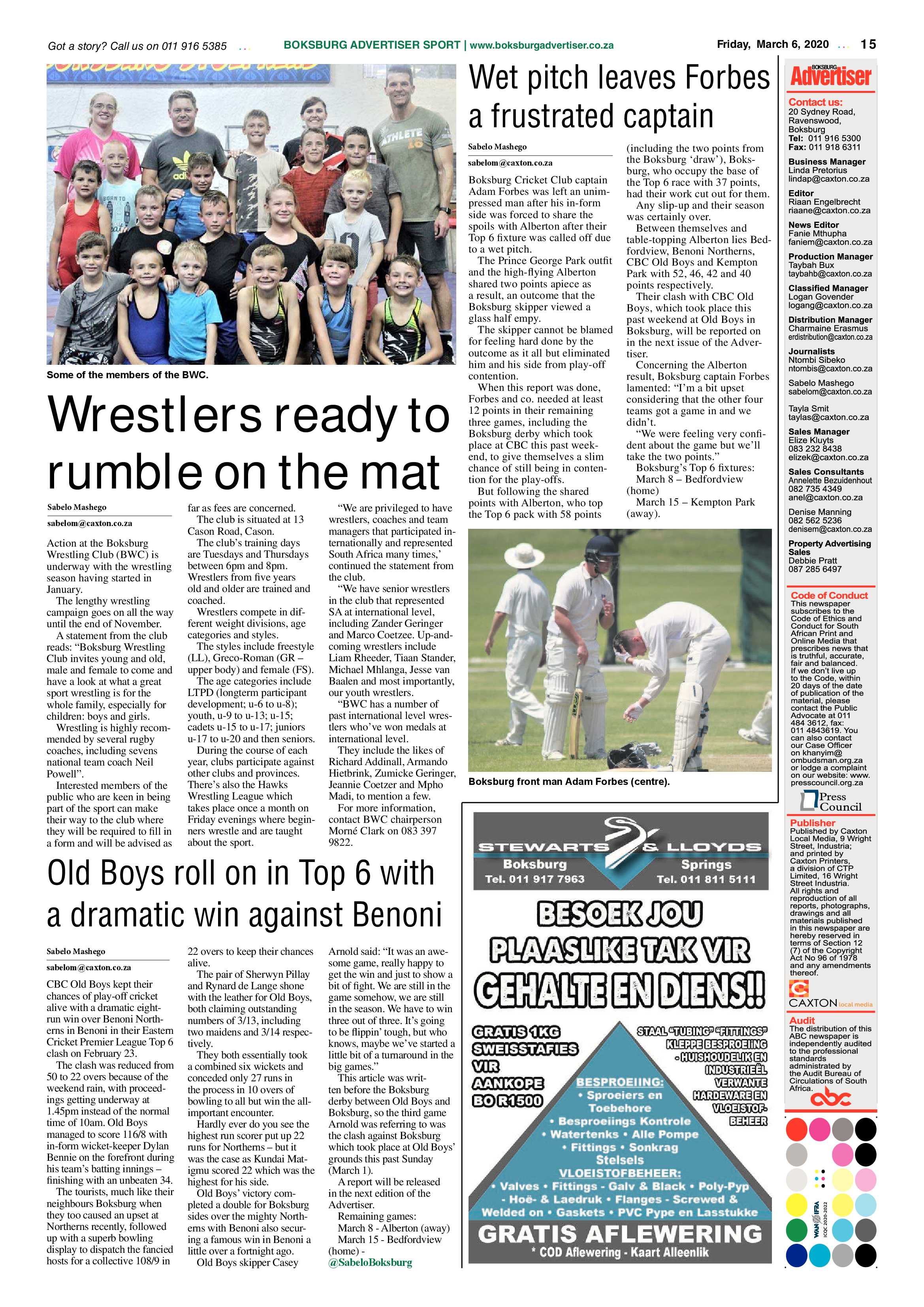 Boksburg Advertiser 3 March 2020 page 15