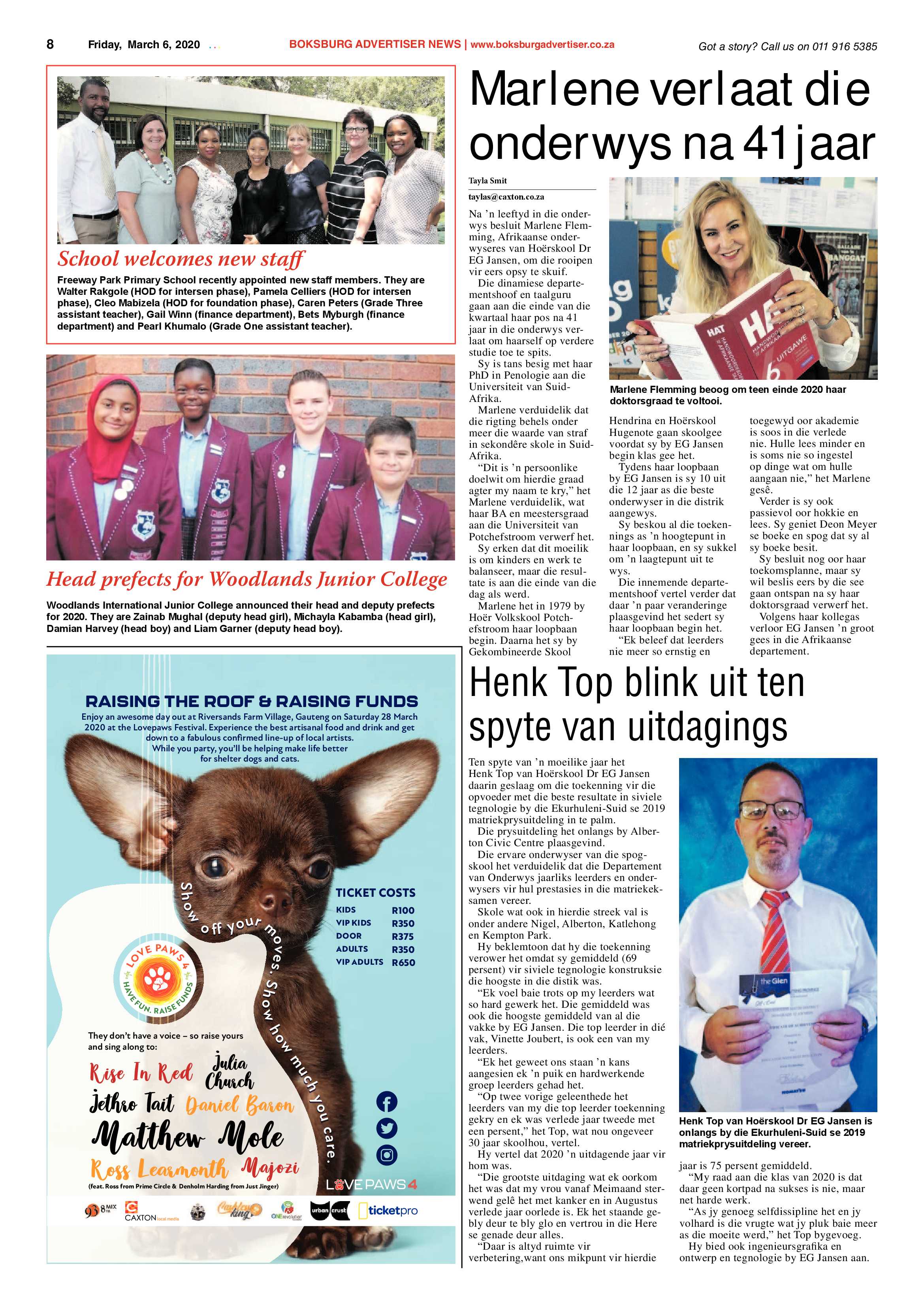Boksburg Advertiser 3 March 2020 page 8