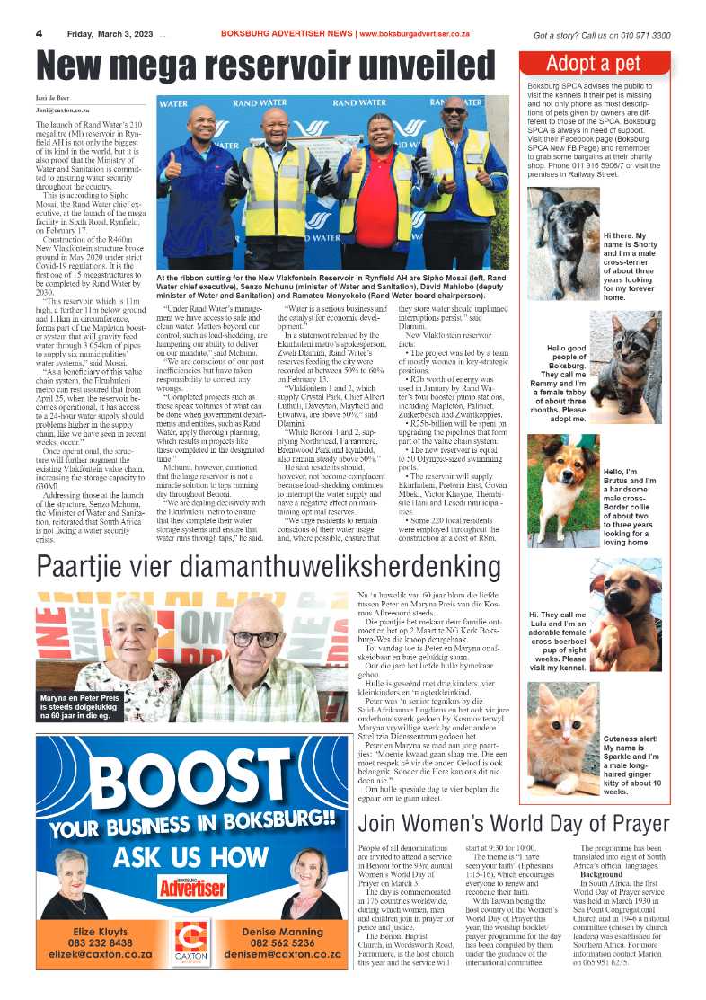 Boksburg Advertiser 3 March 2023 page 4