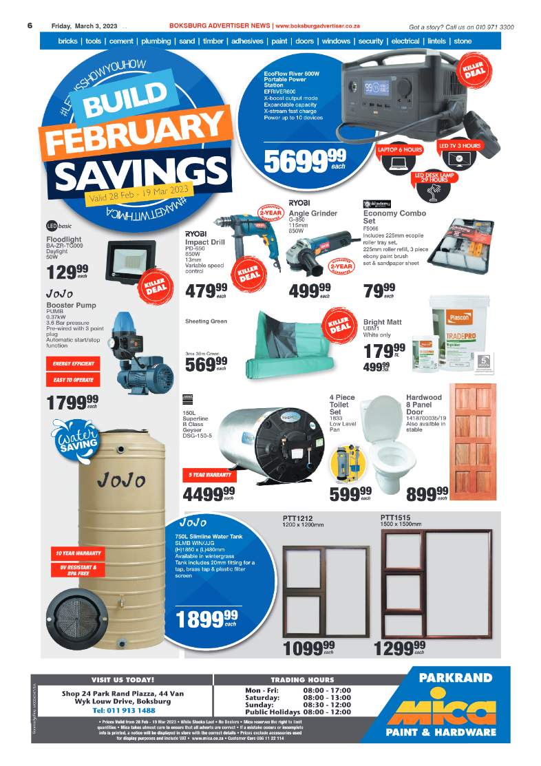 Boksburg Advertiser 3 March 2023 page 6