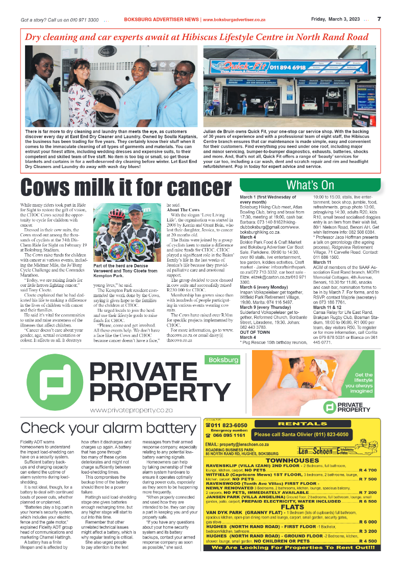 Boksburg Advertiser 3 March 2023 page 7