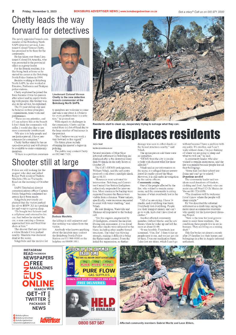 Boksburg Advertiser 3 November 2023 page 2