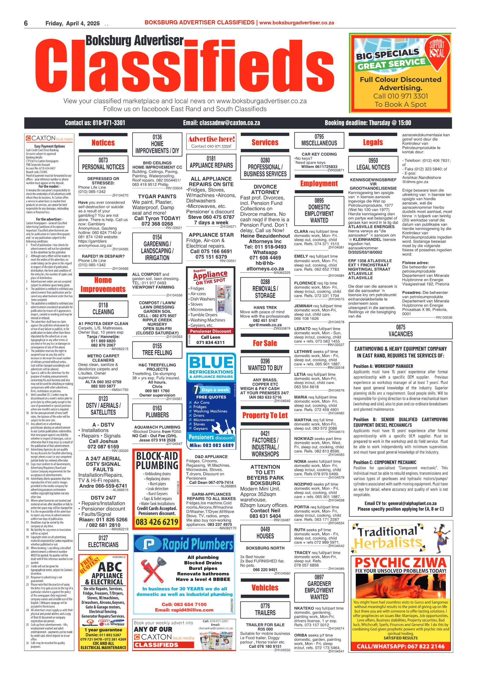 Boksburg Advertiser 4 April 2025 page 6