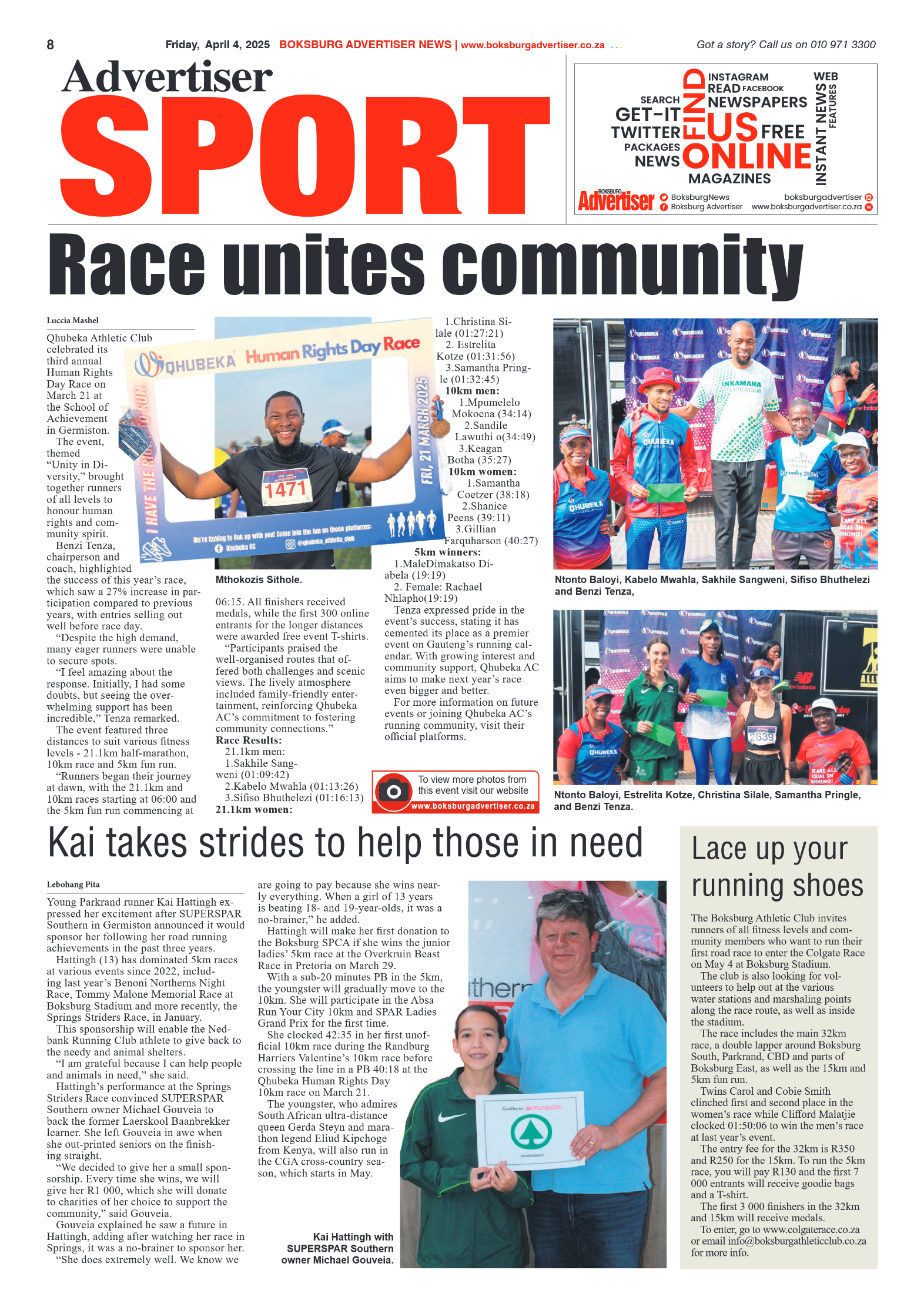 Boksburg Advertiser 4 April 2025 page 8