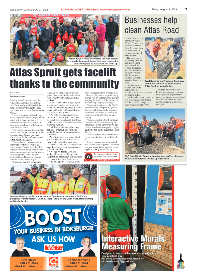 Boksburg Advertiser 4 August 2023 page 15