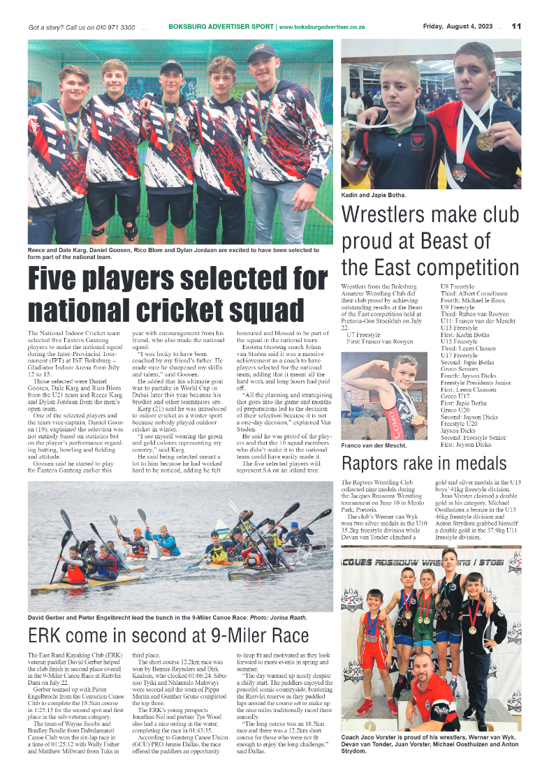 Boksburg Advertiser 4 August 2023 page 19