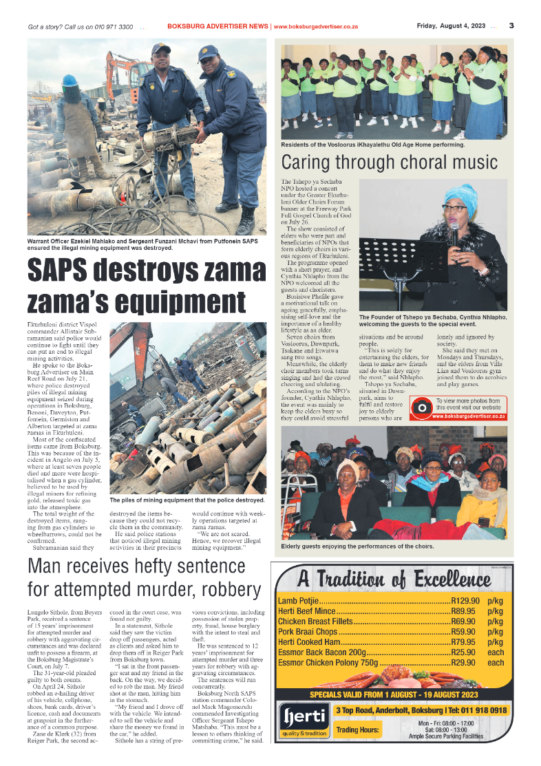 Boksburg Advertiser 4 August 2023 page 23