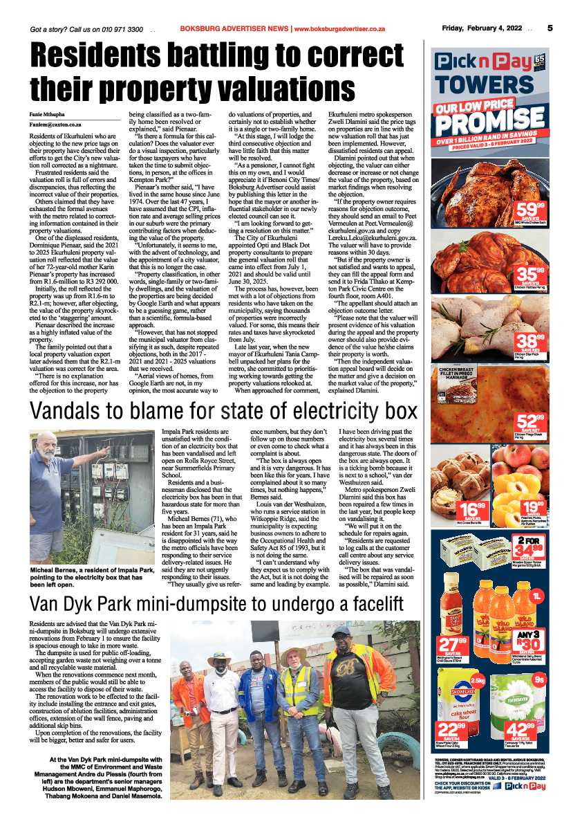 Boksburg Advertiser 4 February 2022 page 5