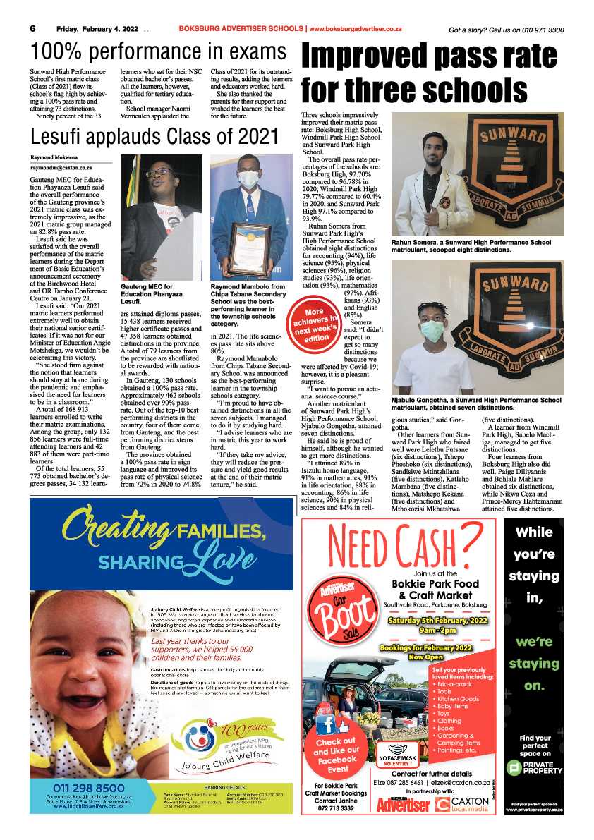 Boksburg Advertiser 4 February 2022 page 6