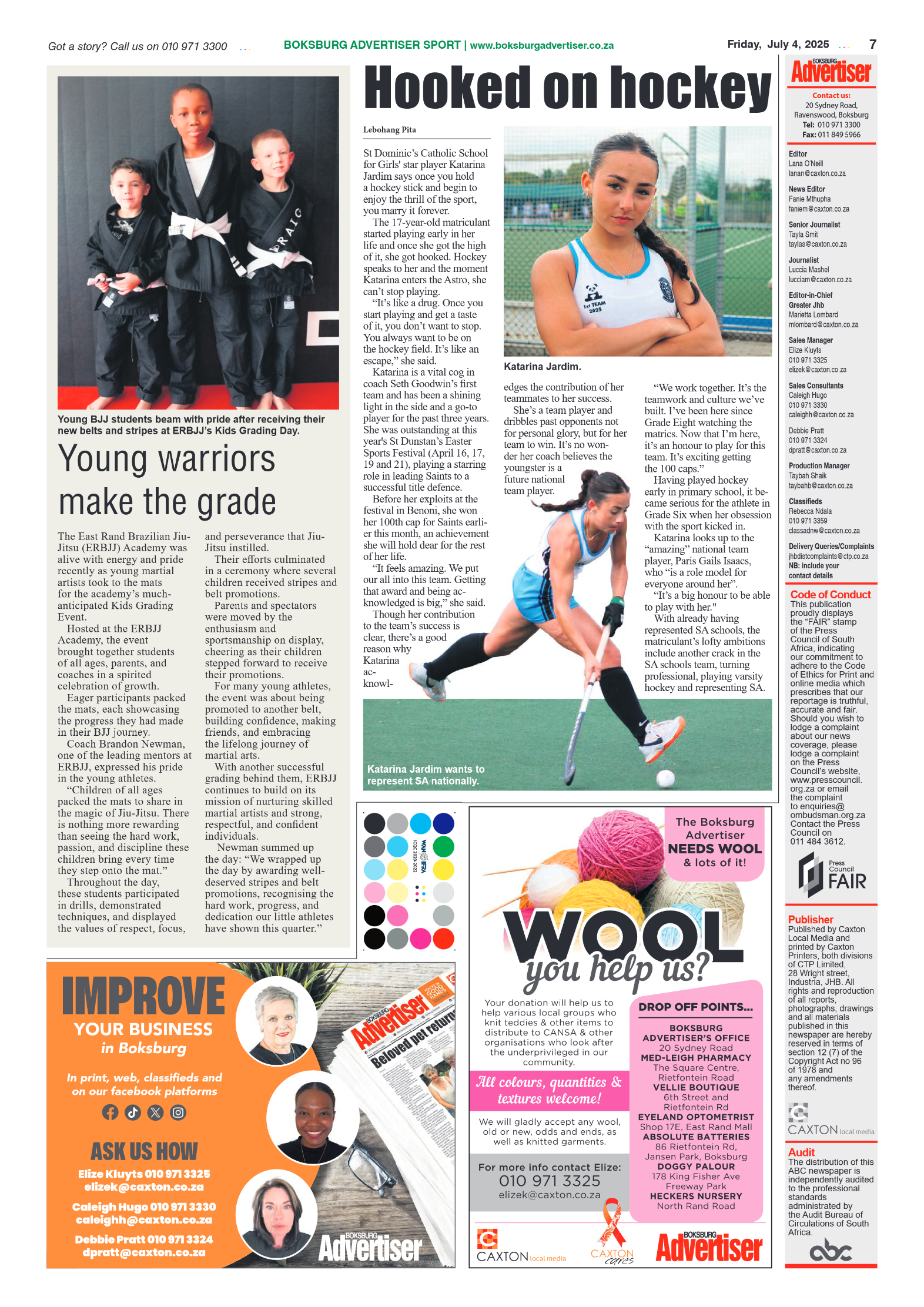 Boksburg Advertiser 4 July 2025 page 7